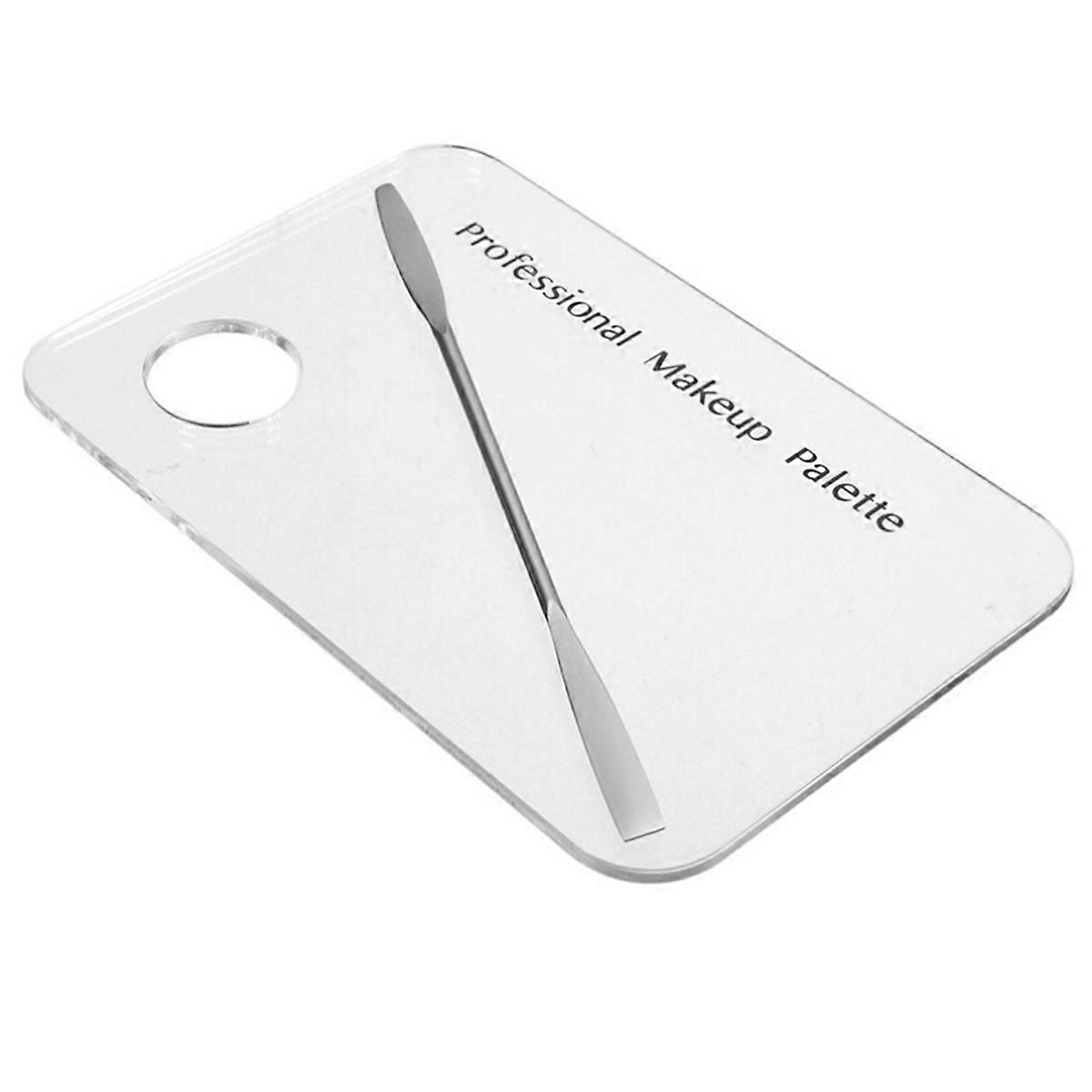 Nail Art Palette Acrylic Spatula for Blending Pigment