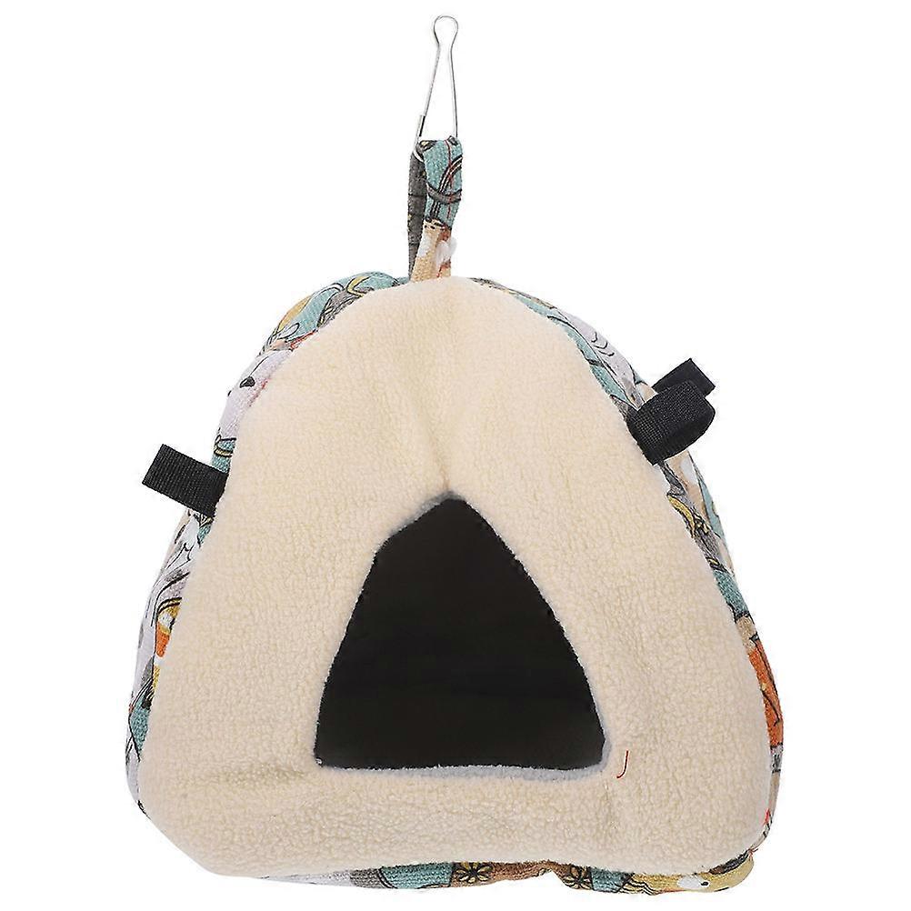 Lovely Hamster Hut Cotton Warm Hideout for Small Pets 3Pcs Set