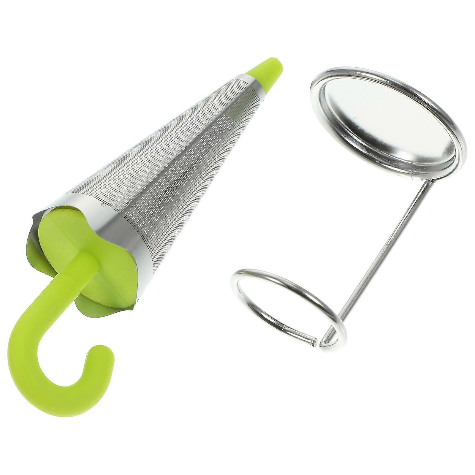 Reusable Stainless Steel Umbrella Tea Infuser for 5Pcs Tea Strainers