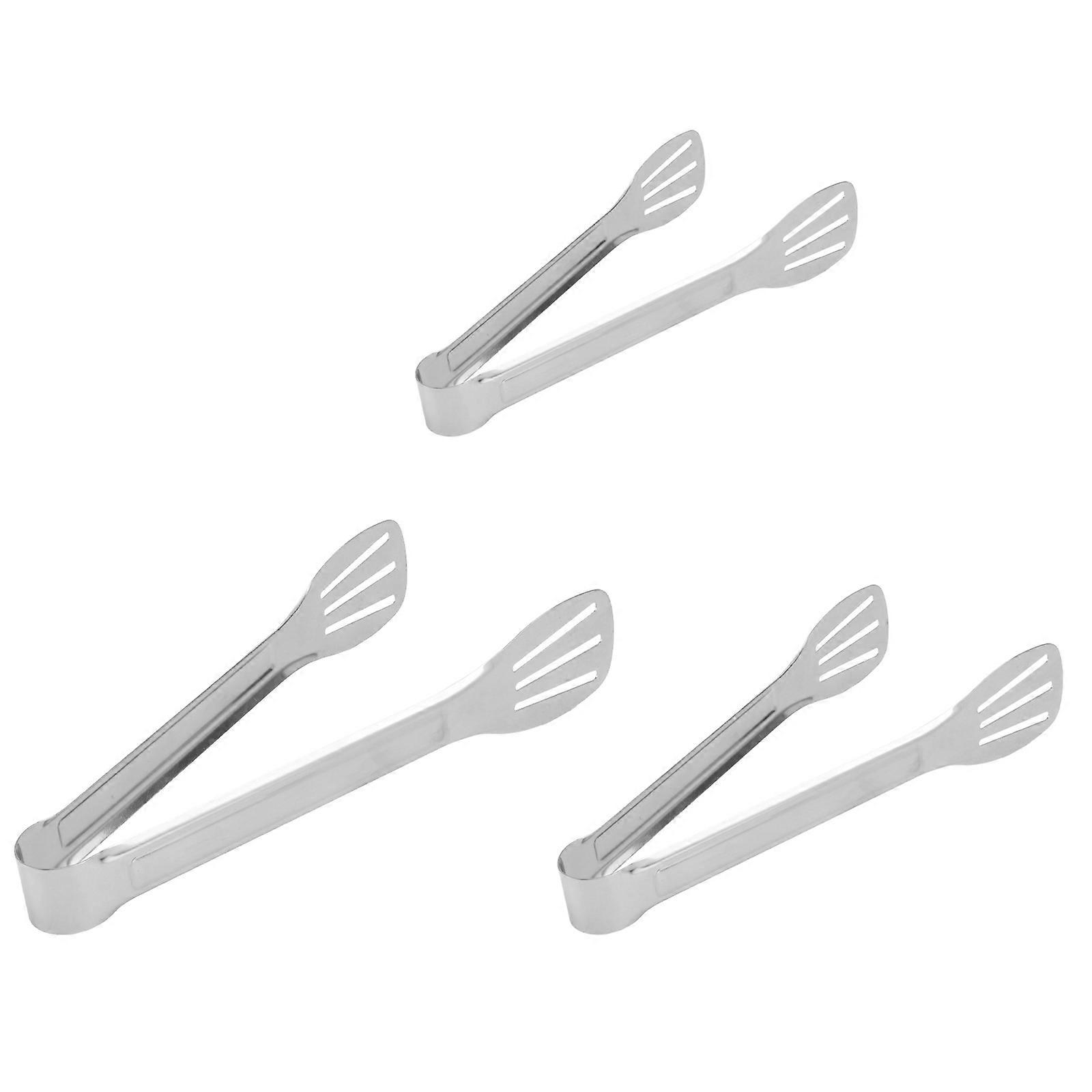 Stainless Steel Food Tong for Baking Use 3Pcs Kitchenware