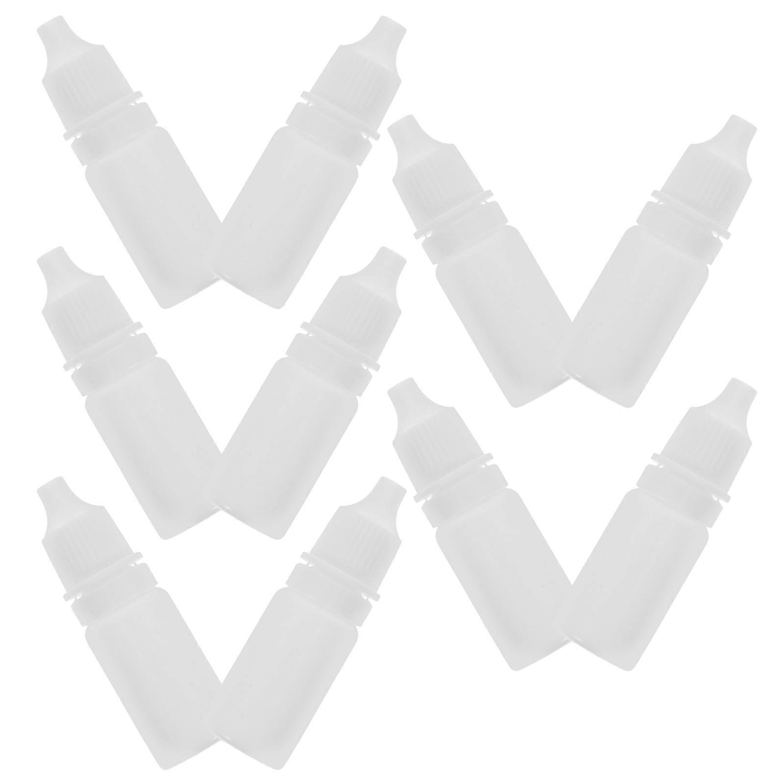 Squeeze Dropper Bottles Eye Dropper Bottle for Storage Use 20Pcs White Bottles