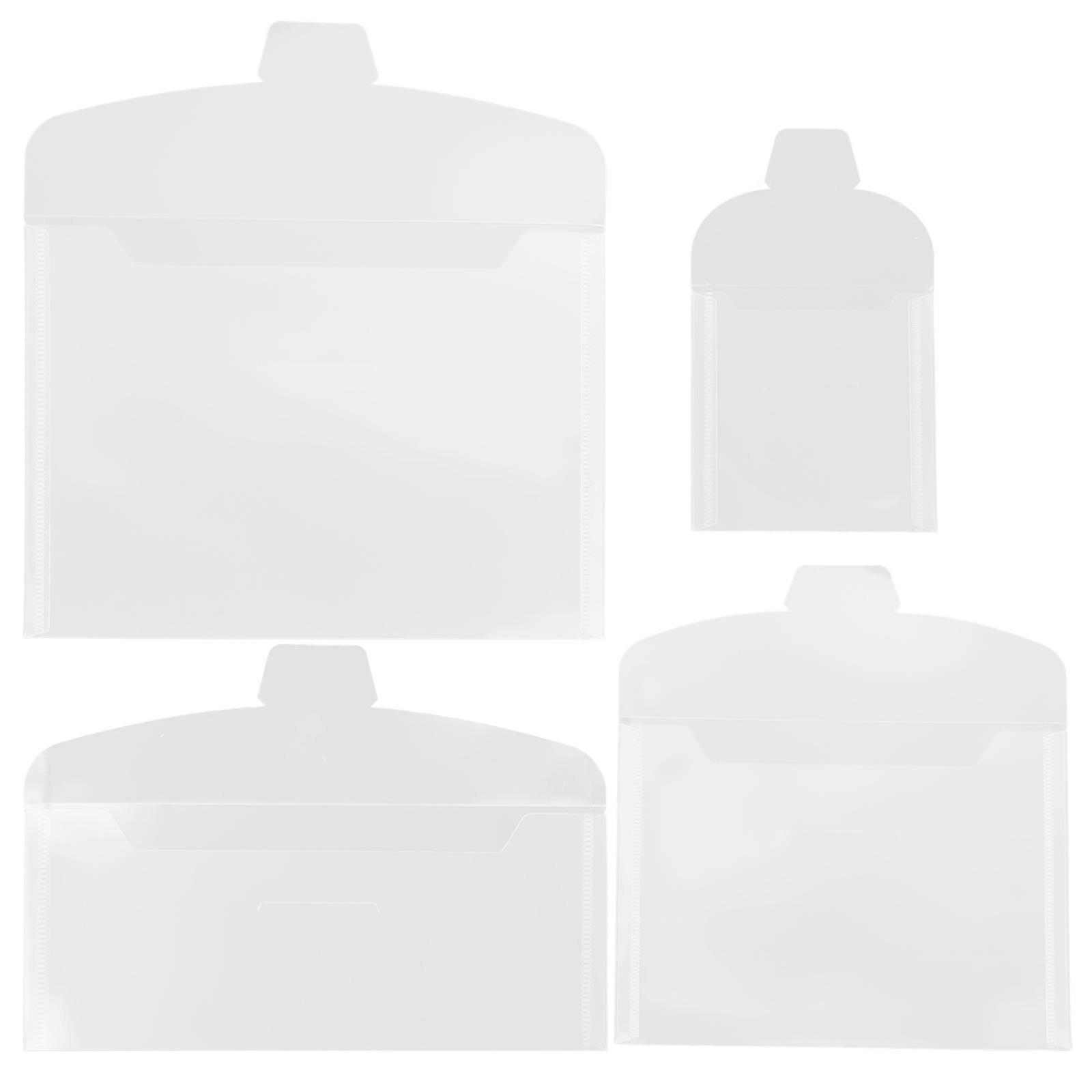 Clear Clipboard Storage Bags 200 Pcs Multifunctional Binder Folders For Home Use Ideal For Office Workers Lightweight And Easy To Clean