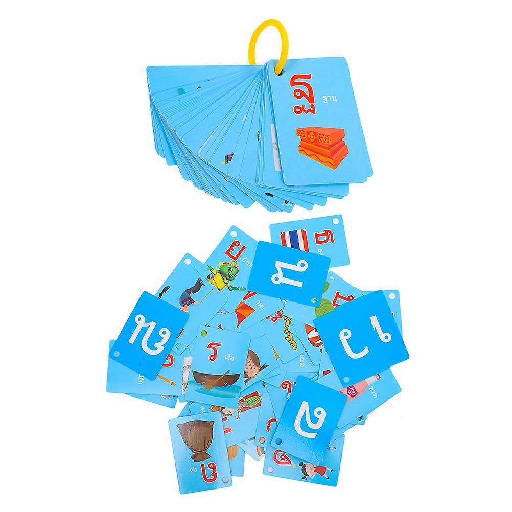 Thai Vocabulary Builder Flash Cards for Kids 225Pcs Learning Set