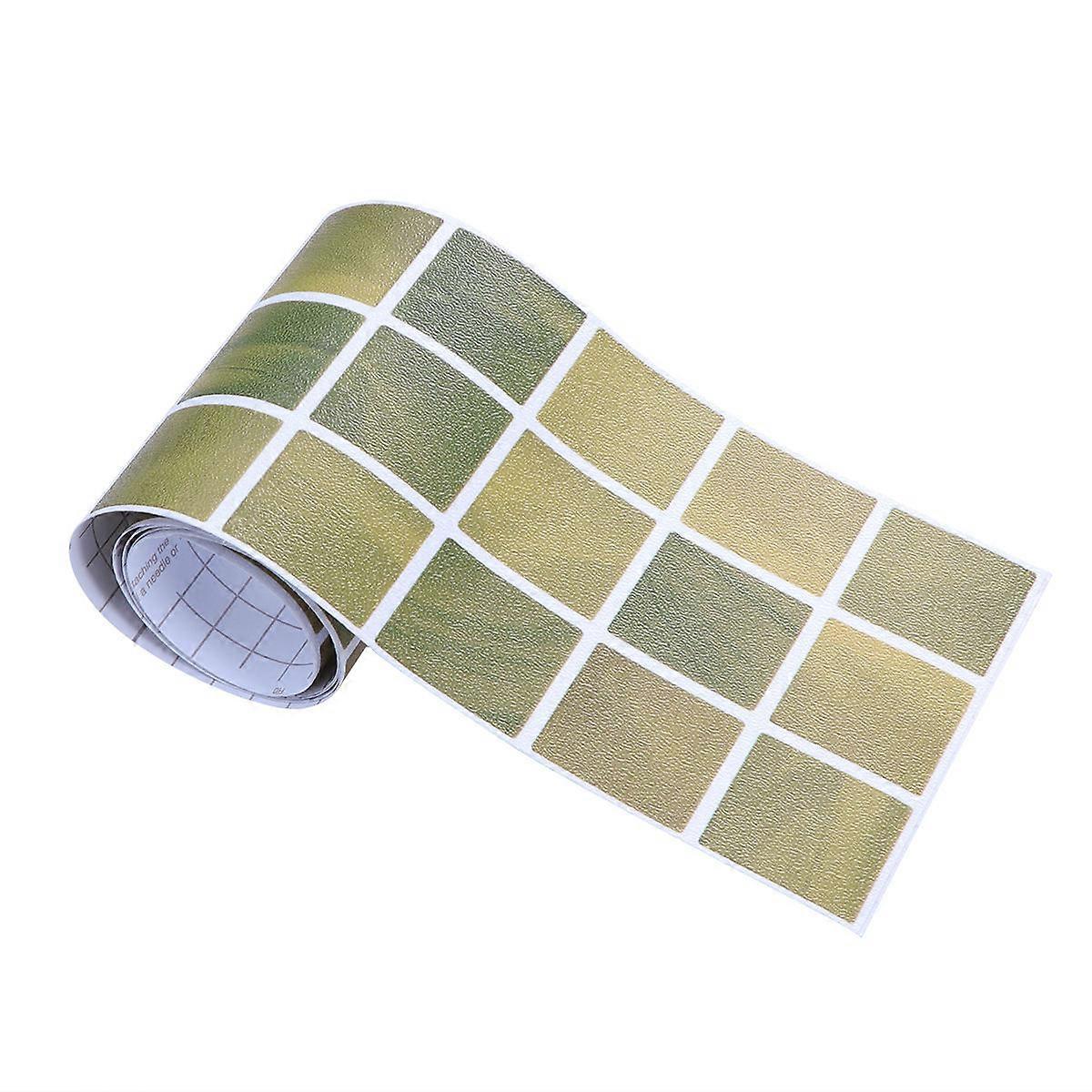 Mosaic Tile Wall Sticker Removable Adhesive Wall Tile Multi Color