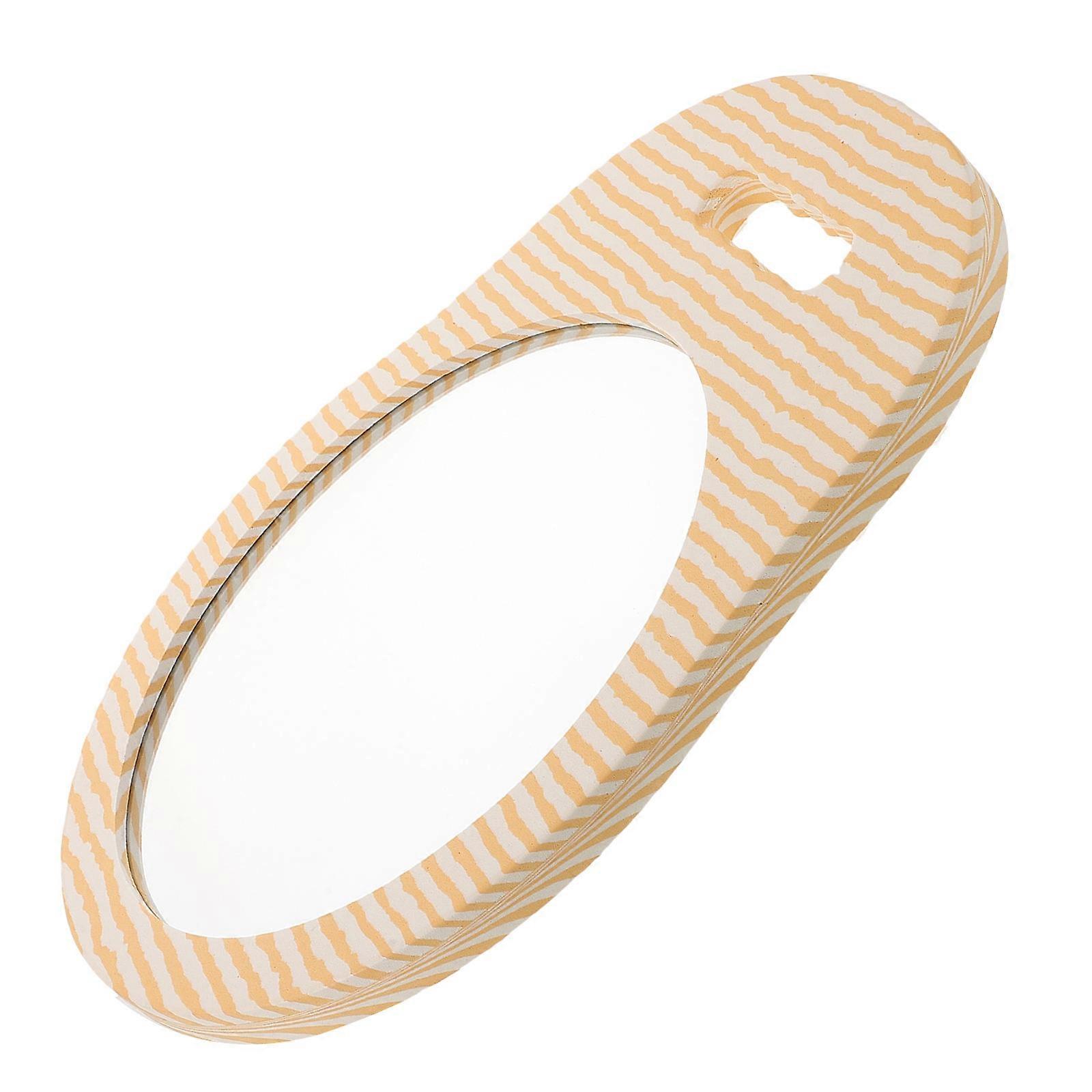 High Definition Foam Frame Mirror for Handheld Use 2Pcs Makeup Mirror