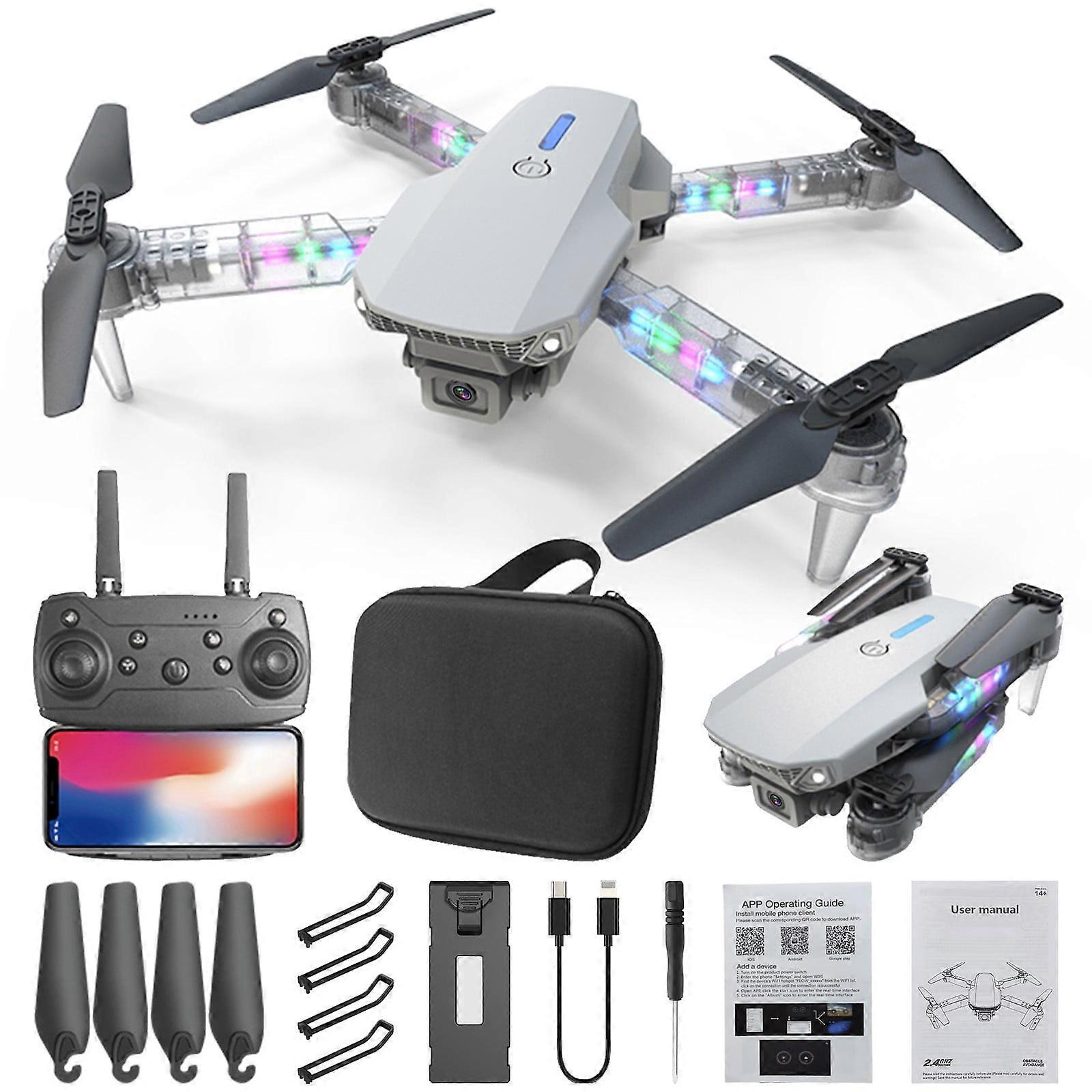 Hohaski Drone with 1080P Camera, FPV HD Live Video, Altitude Hold, Waypoints, 3D Flip, Headless Mode, Carrying Case - Compatible with Gifts for