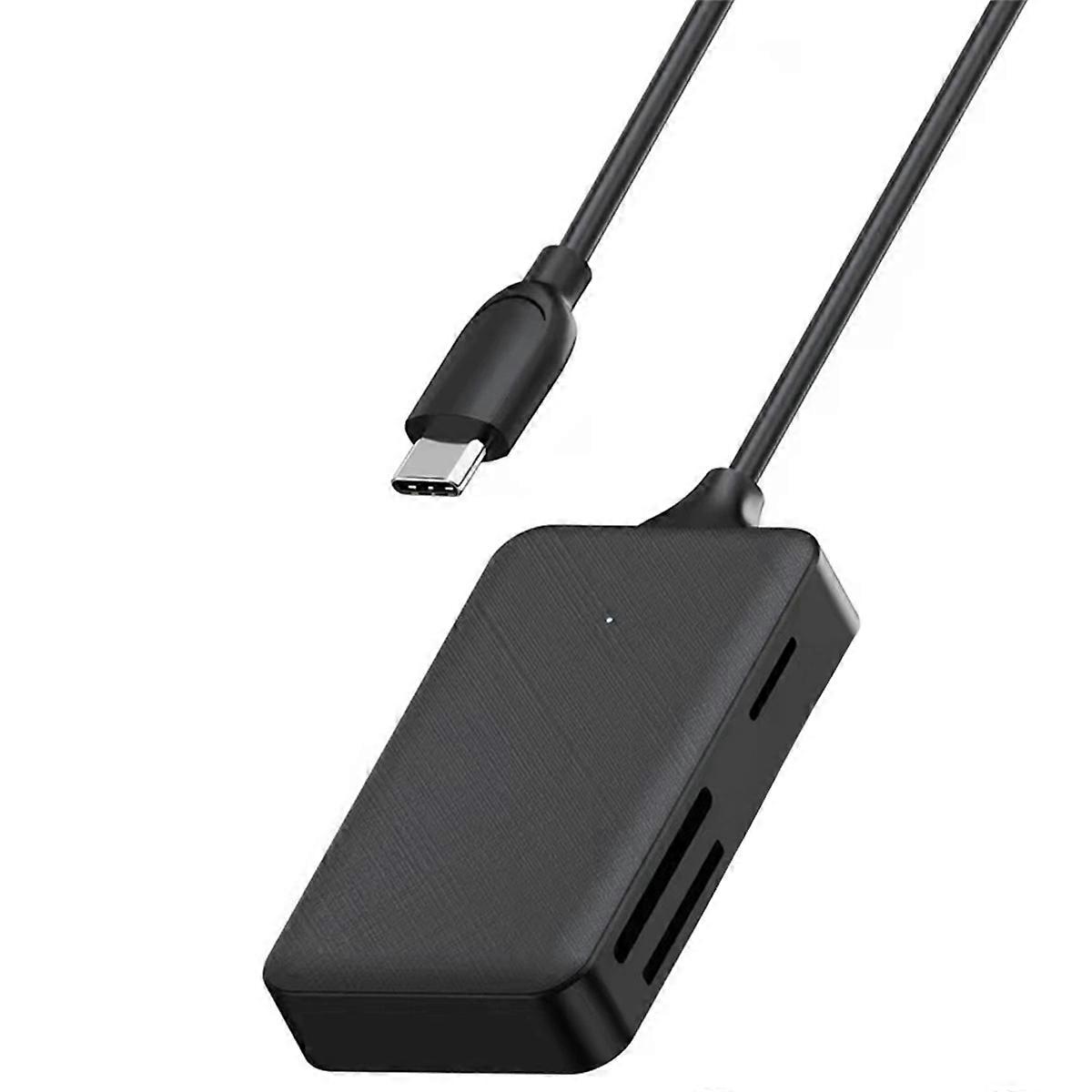4-in-1 Card Reader Type C SD Micro-SD TF MS Memory Card Reader