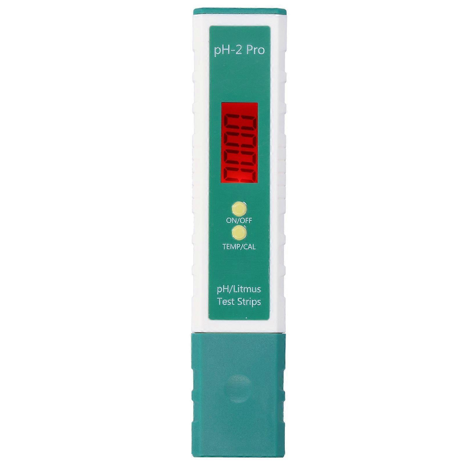 PH Meter Digital PH Tester Pen with Test Strip Function Thermometer for Drinking Pool Water
