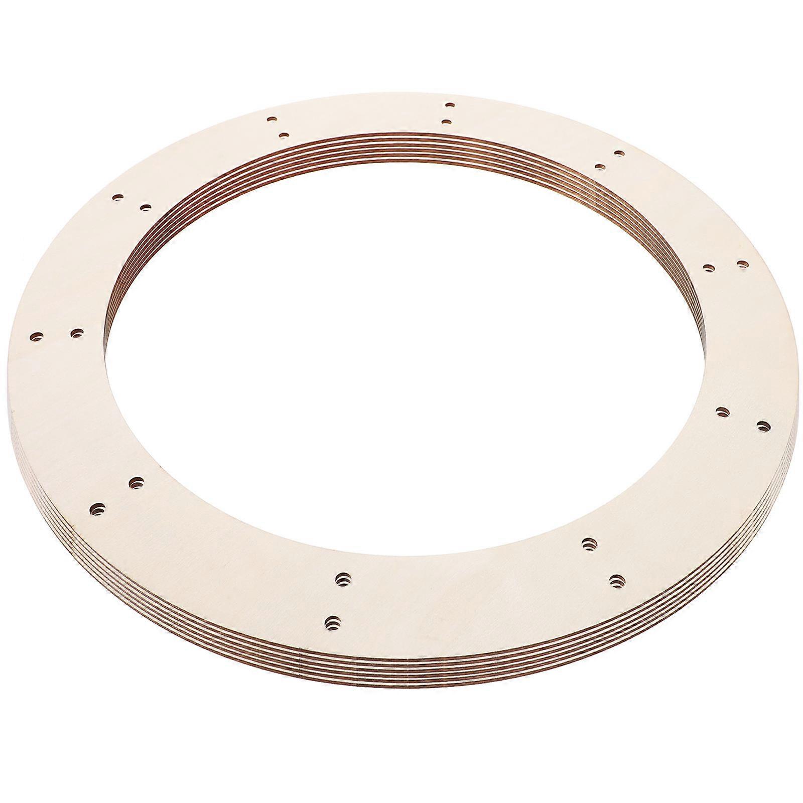 Wreath Frame Large Circle Wooden Wreaths for DIY 30Pcs Set