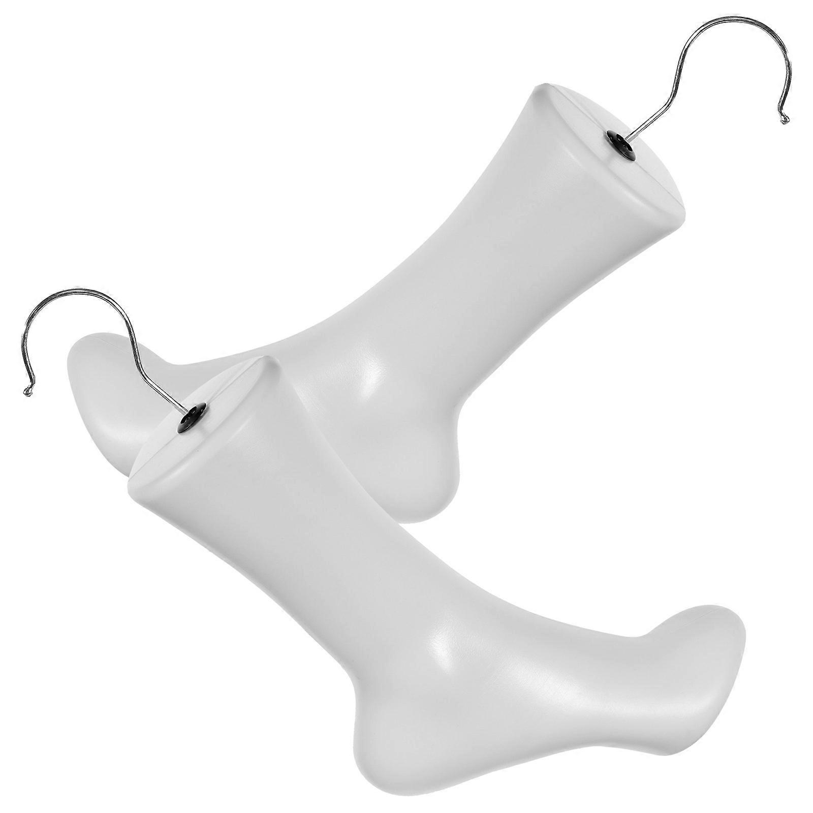 Foot Model for Socks Display 8Pcs Female Style Hanging Sock Stand