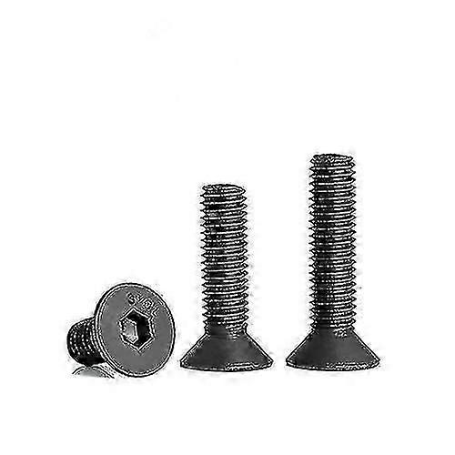 10-pack countersunk machine screws M8 x 35mm