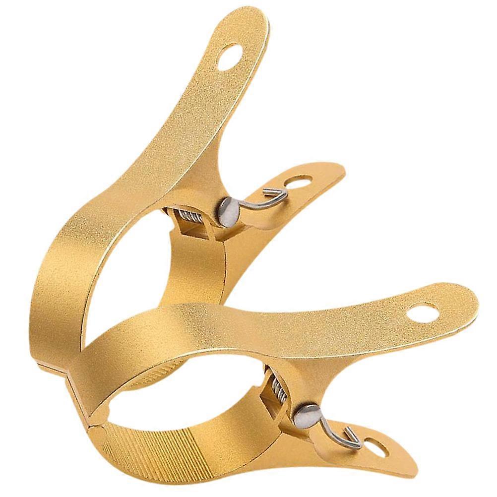 Aluminum Alloy Quilt Clamp Windproof Clothes Clips Function 6Pcs Golden