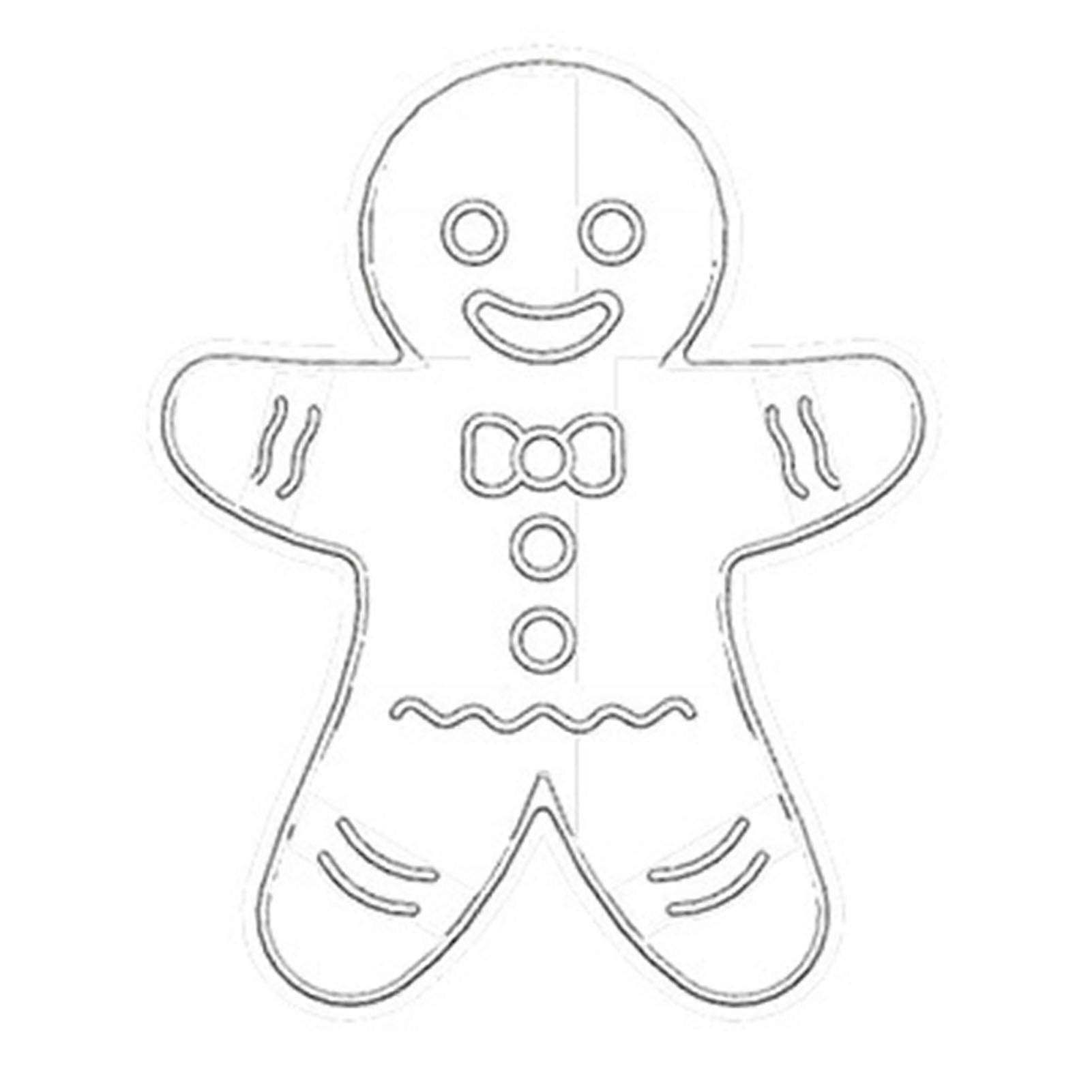 Xmas Gingerbread Man Biscuits Making Stamps Mold Multi-Function Embossed Pastry Cutters for Kitchen Baking