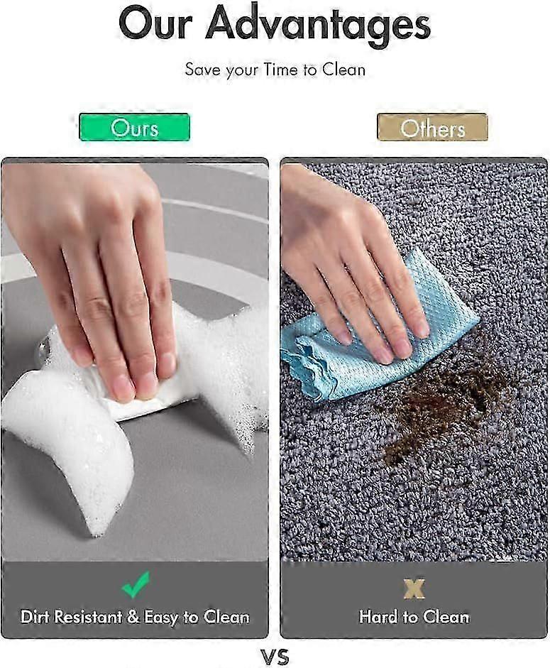 Soft diatom mud absorbent floor mat non-slip bathroom foot pad quick-drying non-slip mat27.6*17in70*45cm