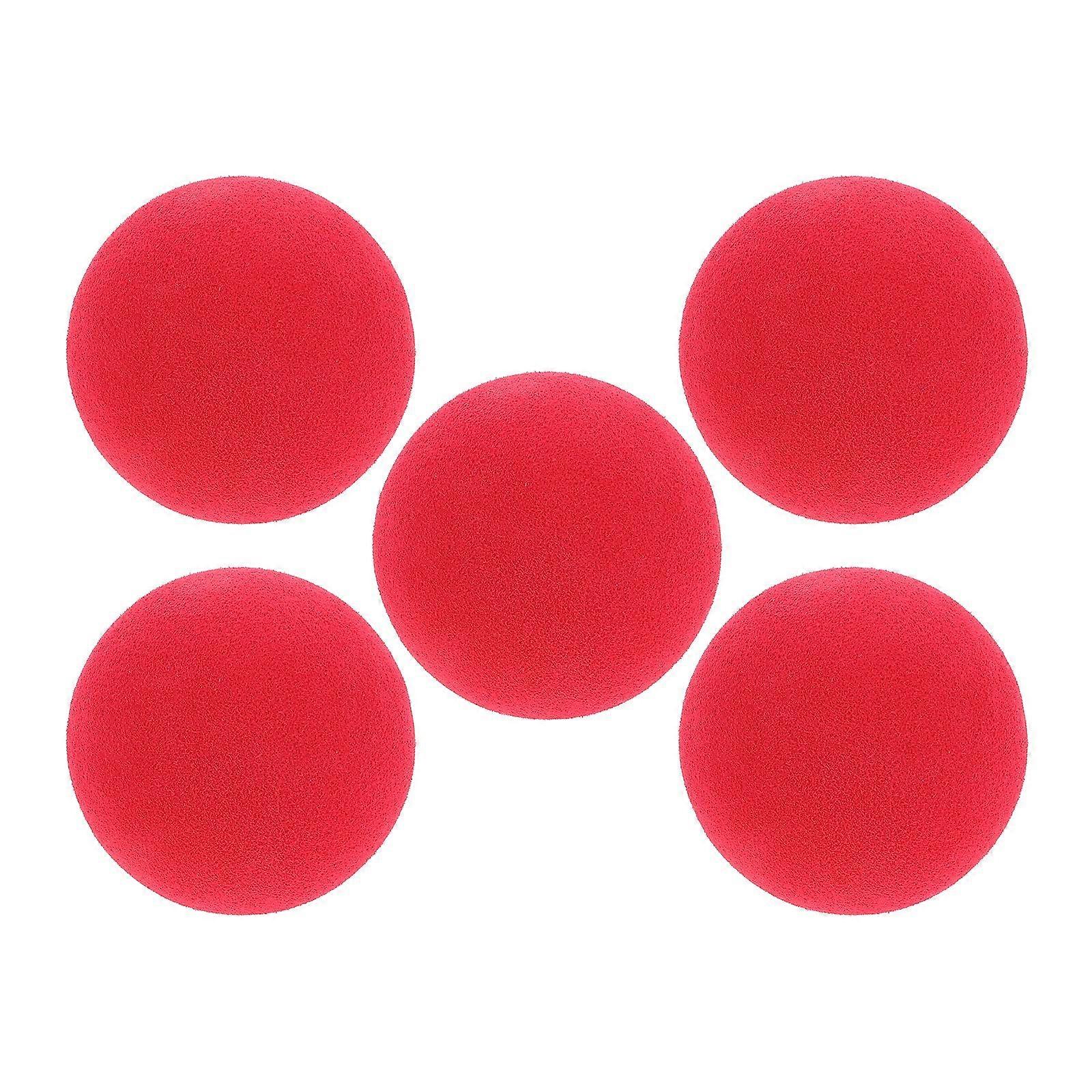 5pcs EVA Sponge Baseballs for Kids Entertainment Soft Baseballs for Elementary School Training Throwing Practice and Batting