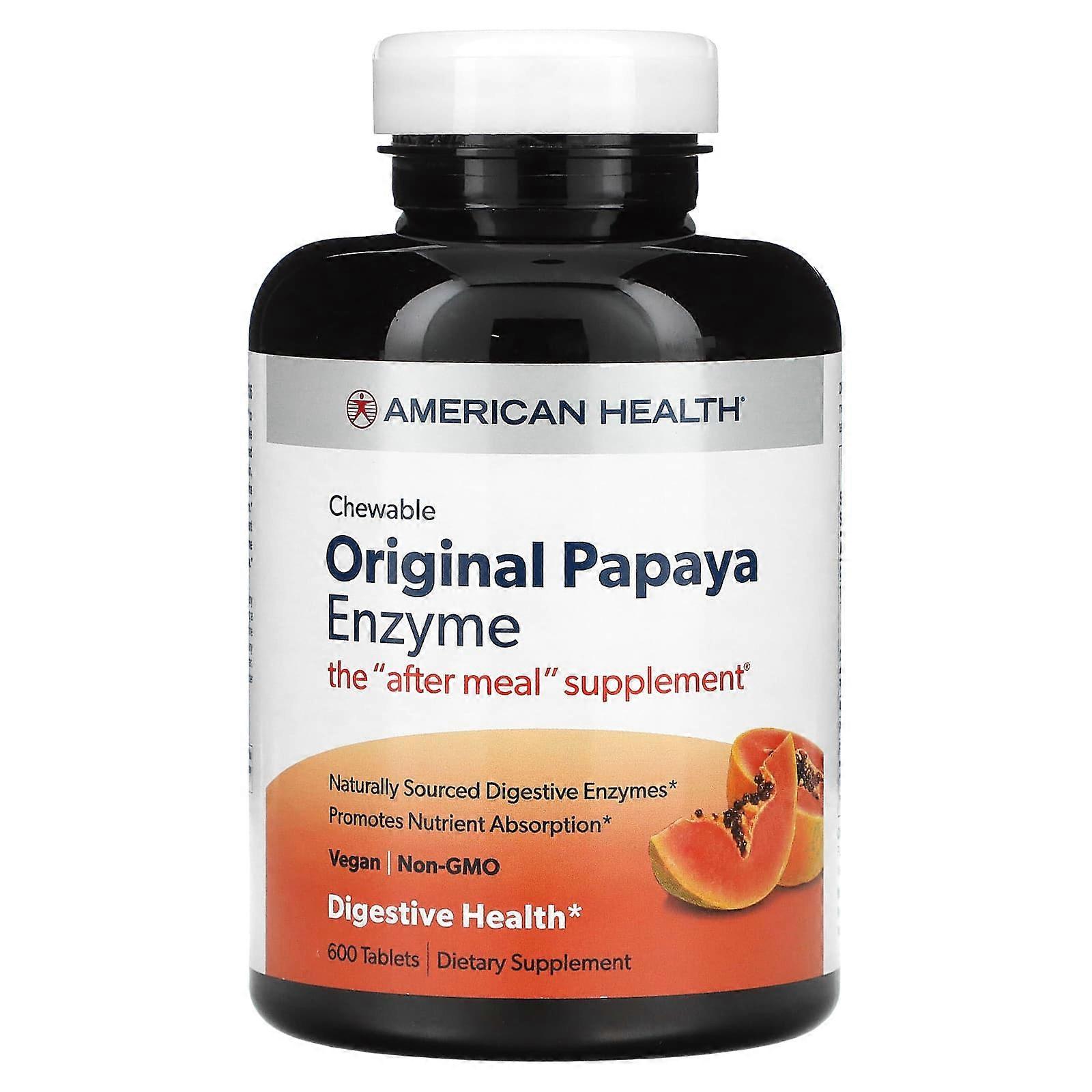 Original Chewable Papaya Enzyme, 600 Tablets