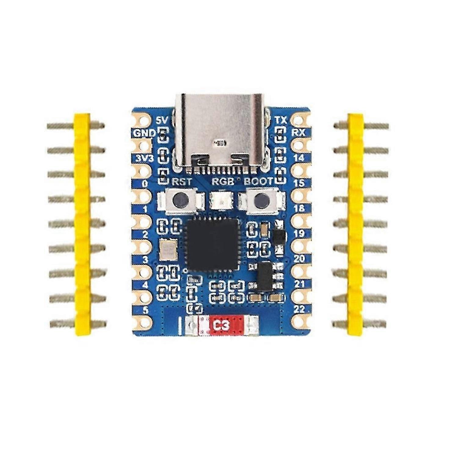ESP32 Development Board ESP32-C6 Mini Development Board Based on ESP32-C6FH4 Dual Processors 2.4GHz WiFi 6 & Bluetooth 5