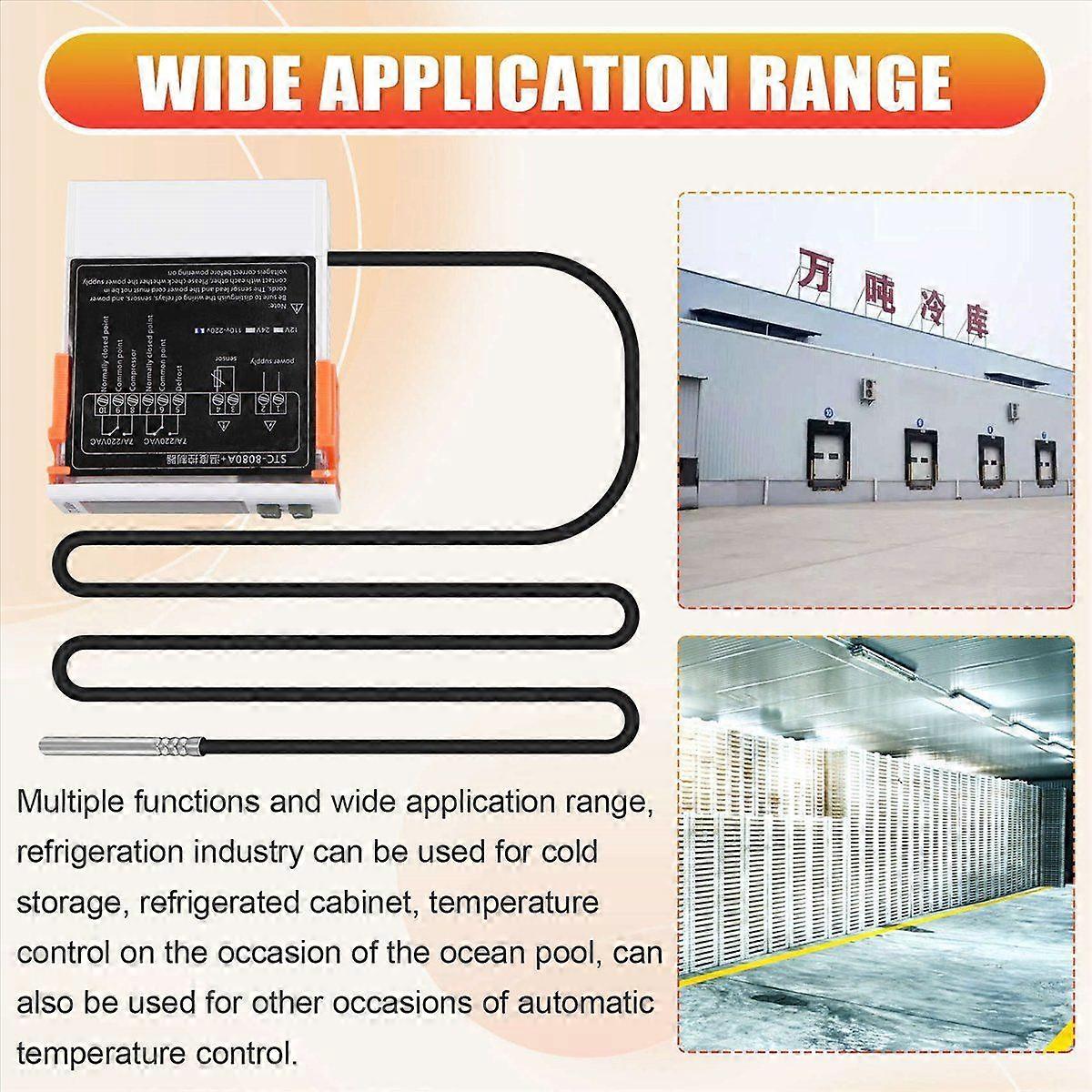 -8080A+ Digital Thermostat Temperature Controller Single Probe