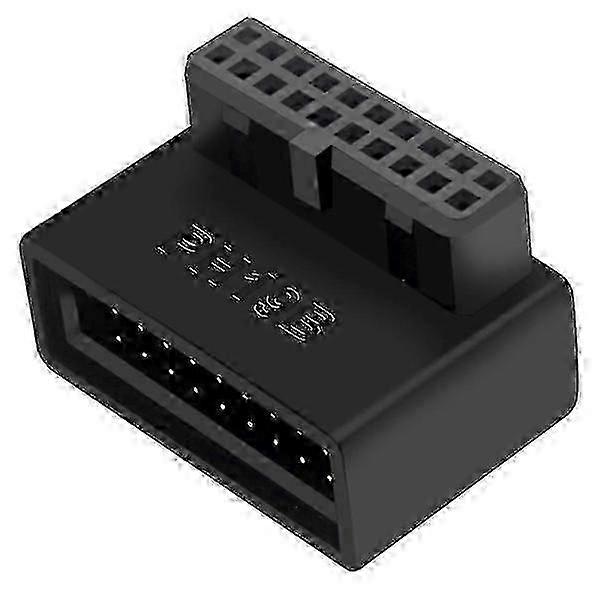 Ph19b Usb 3.0 Internal Header Usb3.0 19/20p Socket 90-degree Adapter Converter For Computer Motherboard. Cs Fast