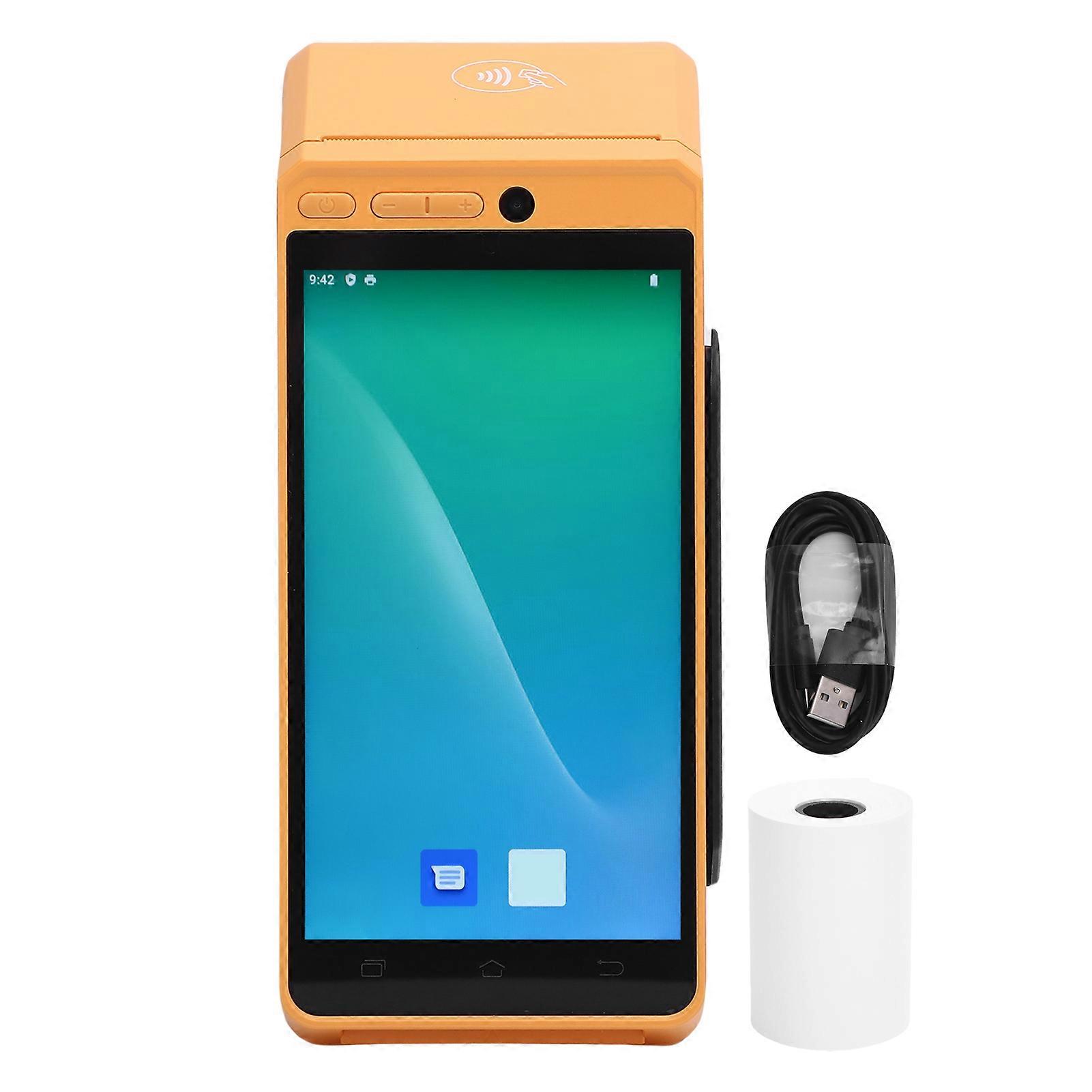 POS PDA Thermal Receipt Printer Handheld Barcode Scanner 5.5 Inch Touchscreen 4G 5G WiFi NFC