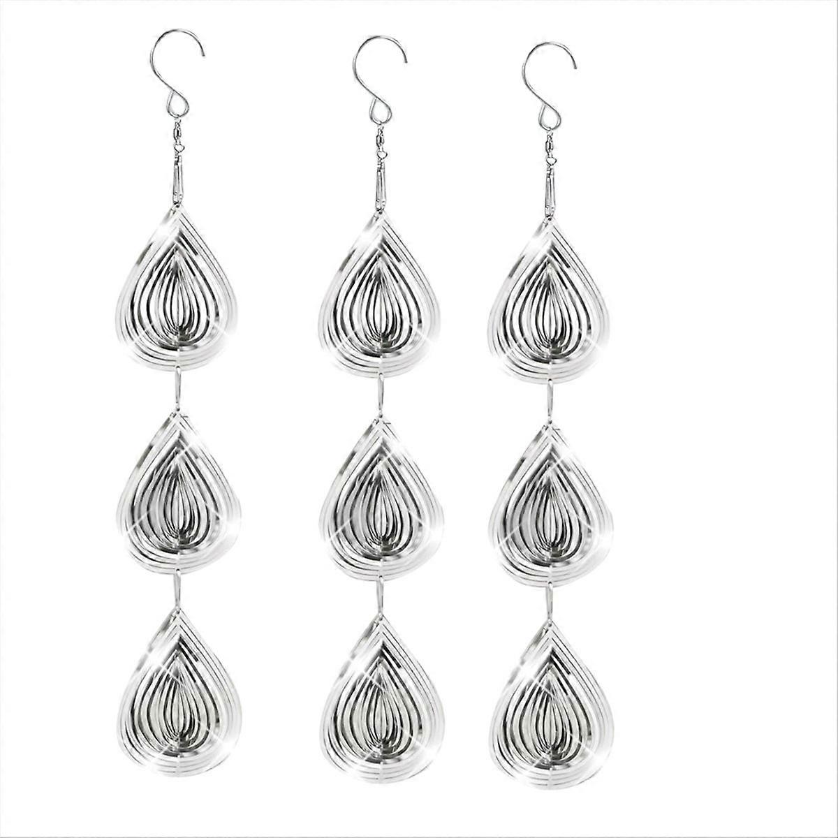 3 Pcs Bird Scare Discs Set, Bird Reflectors Wind Spinner,Bird Devices