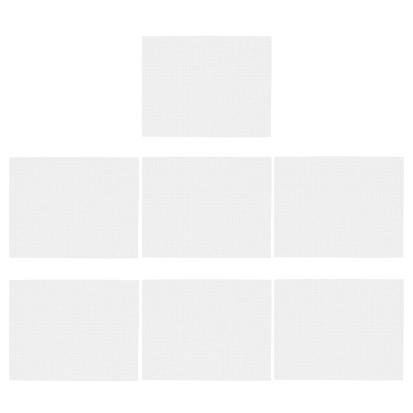 7pcs 13.17X10.22in Plastic Mesh Sheets For Mask Eyes - Blank Handicrafts Mesh Sheets for Mask Furry Cosplay Props Fursuits Making