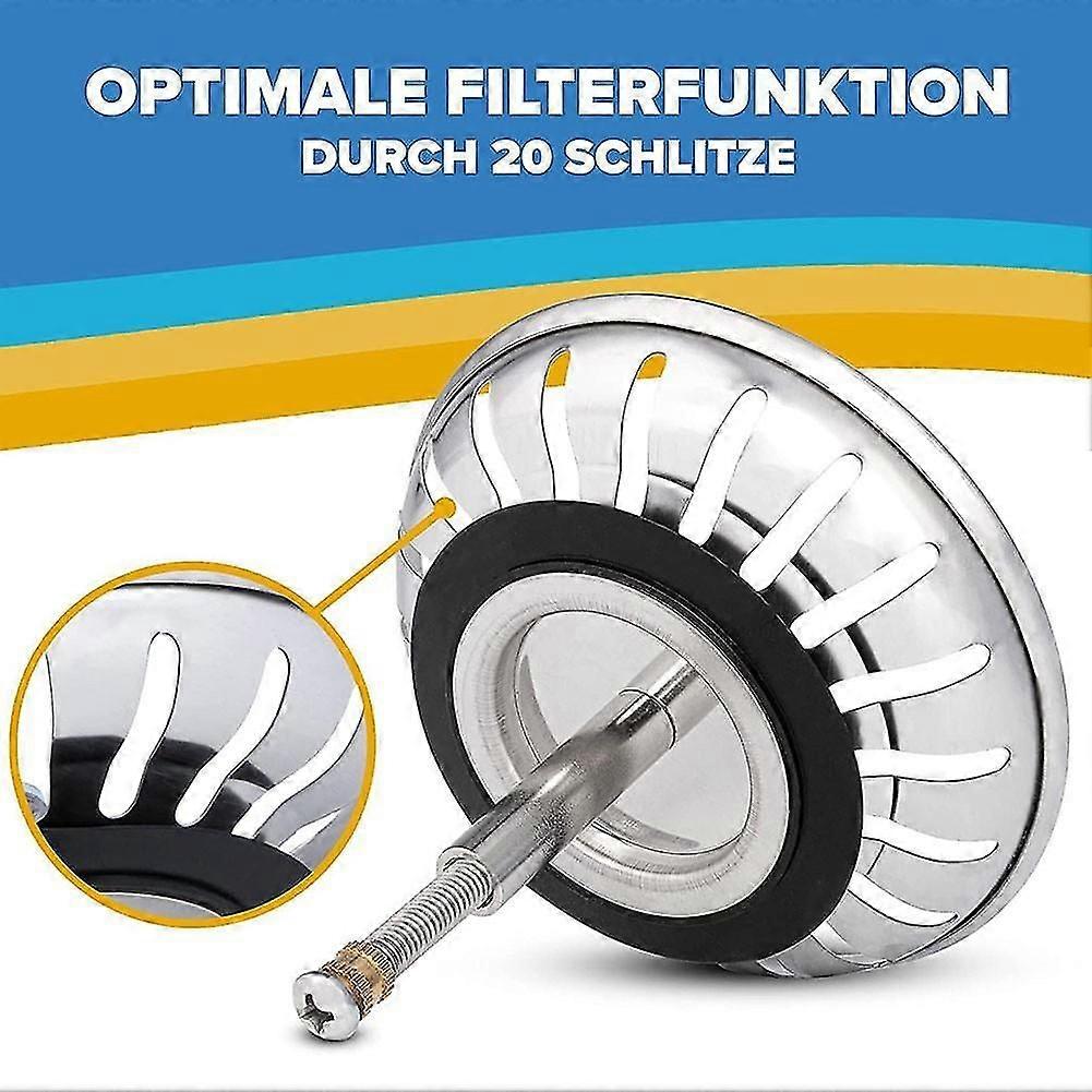 Suitable for Blanco Replacement Kitchen Sink Strainer Waste Plug Basin Drain Filter79mm