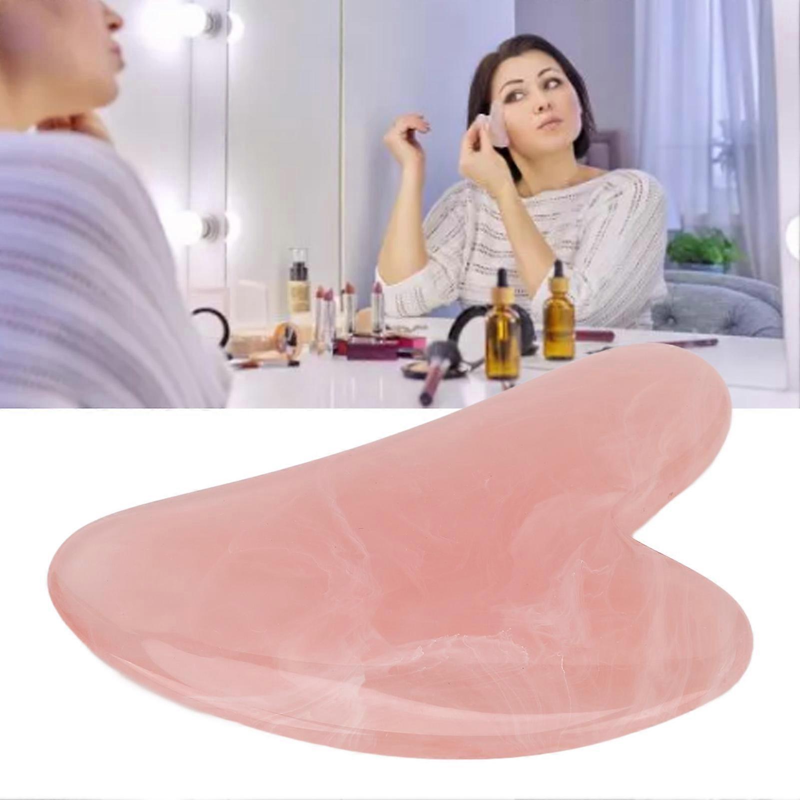 Gua Sha Scraping Massage Tool Resin Slick Comfortable Portable Guasha Massage Board Tool for Bedroom 
