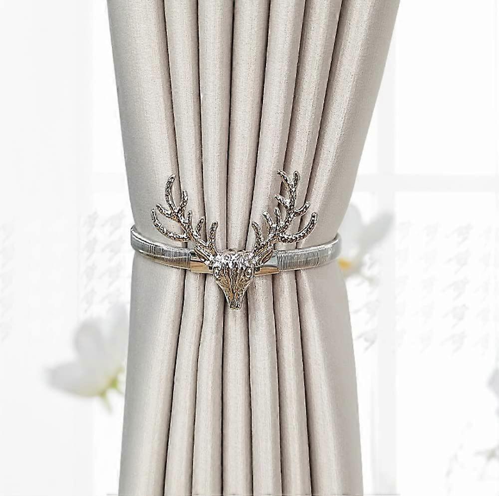 1 Pack Curtain Tie Elastic Bracket Hook Buckle Clip Model Z20 Polyester Decorative Home Accessories