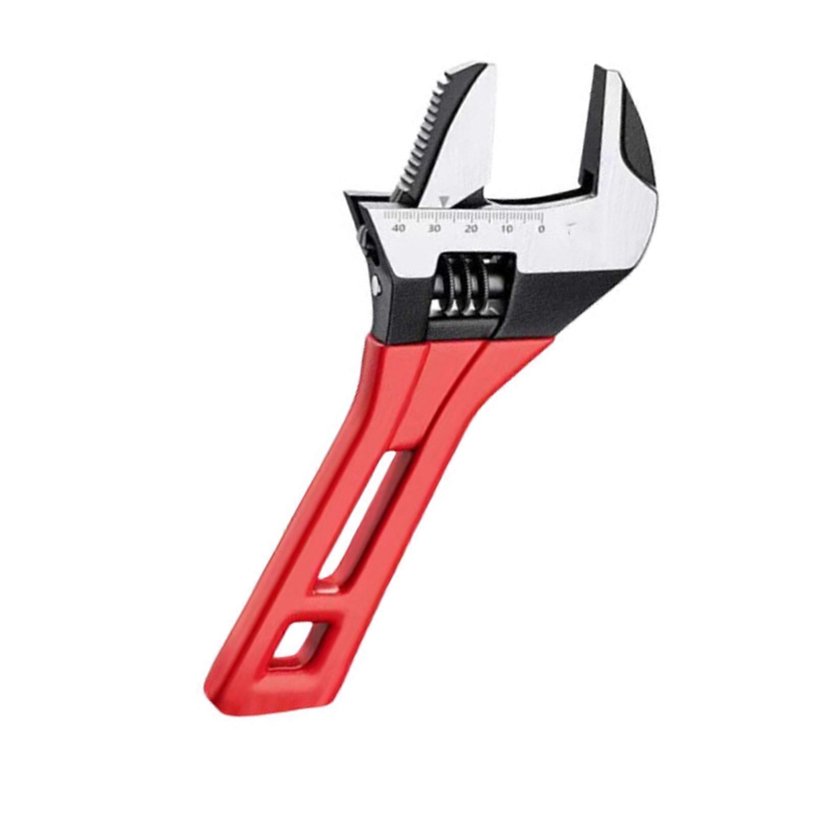 Multifunctional Adjustable Wrench Ratcheting Wrench Small Adjustable Spanner Quick Opening Pipe Wrench Hardware Tool Multicolor