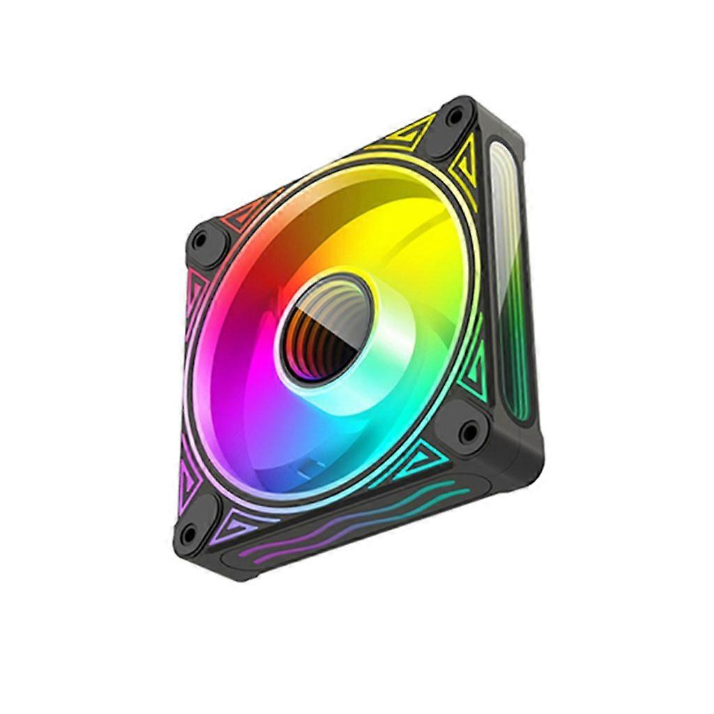 Prism Building Block PWM 5V 3Pin ARGB Colorful Computer Heatsink Cooler Radiator 12cm Cooling Fan For Chassis PC Case