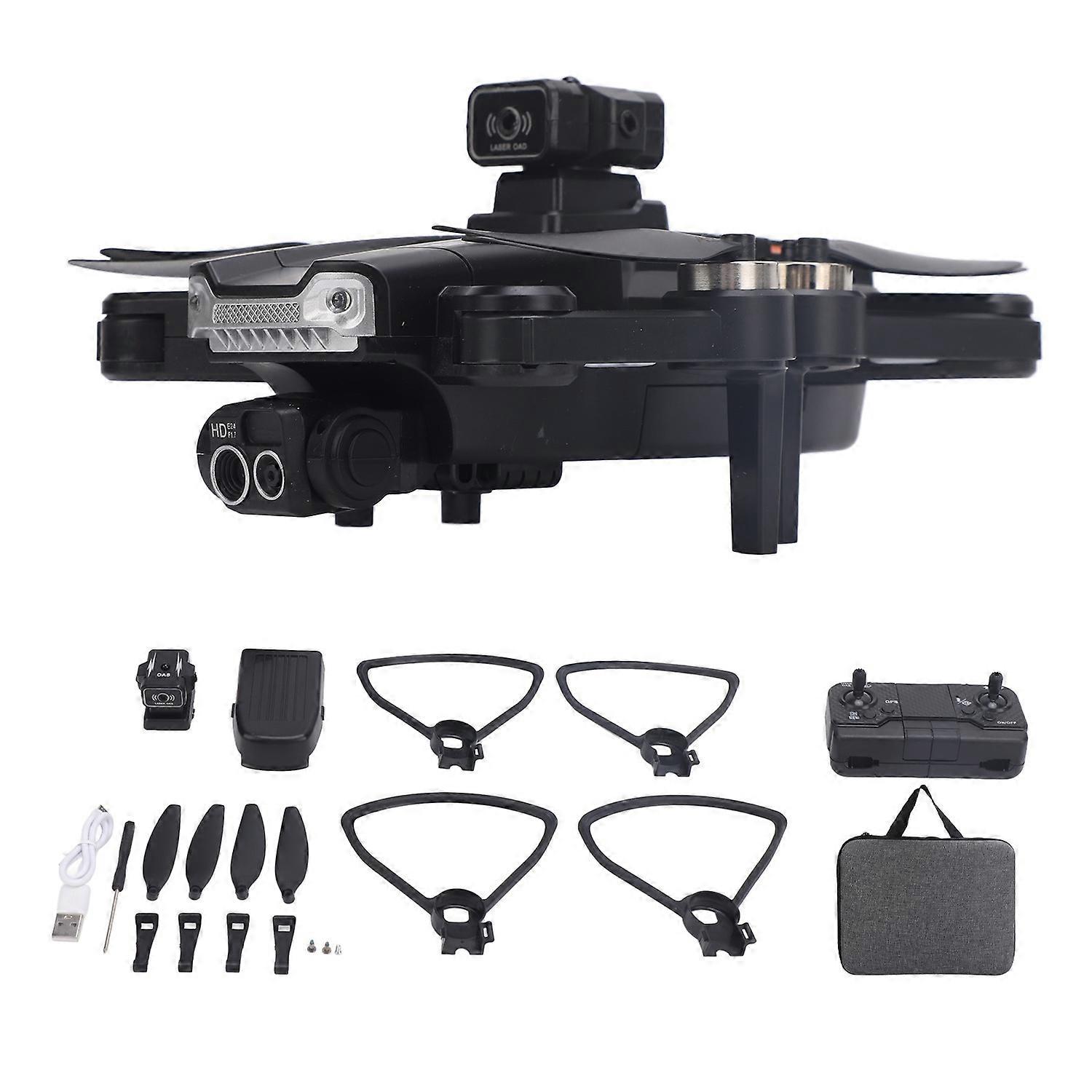 RC Drone 8K Camera 360 Degree Obstacle Avoidance 90 Degree Adjustable Lens Foldable Remote Control Q