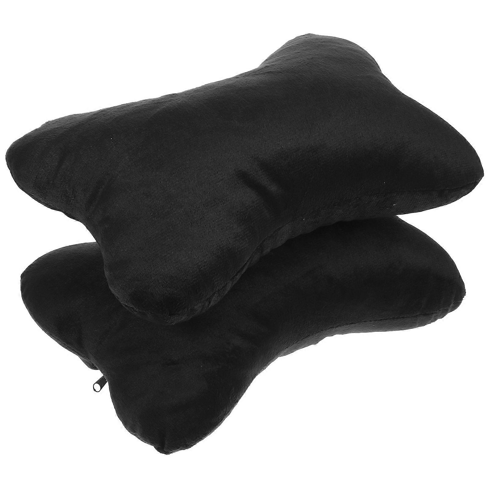 Headrest Cushion For Car 2Pcs Suitable For Home Use Office Use Plush Comfortable Ventilation Support