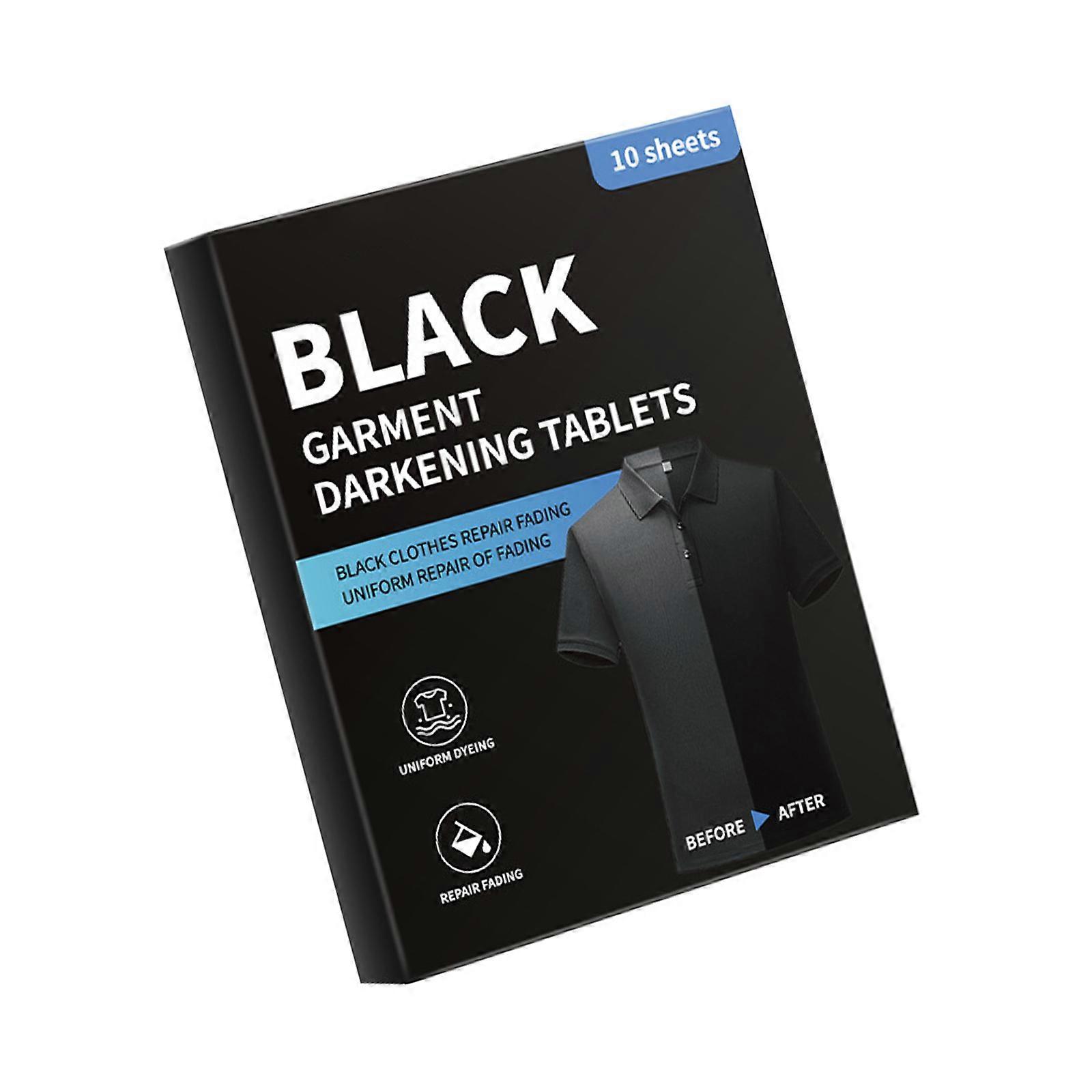 10sheets Super Concentrated Wash Sheets Renew Deep Color Fabrics Eliminate Dirt Dark Color Protecting Laundry Sheets Multicolor