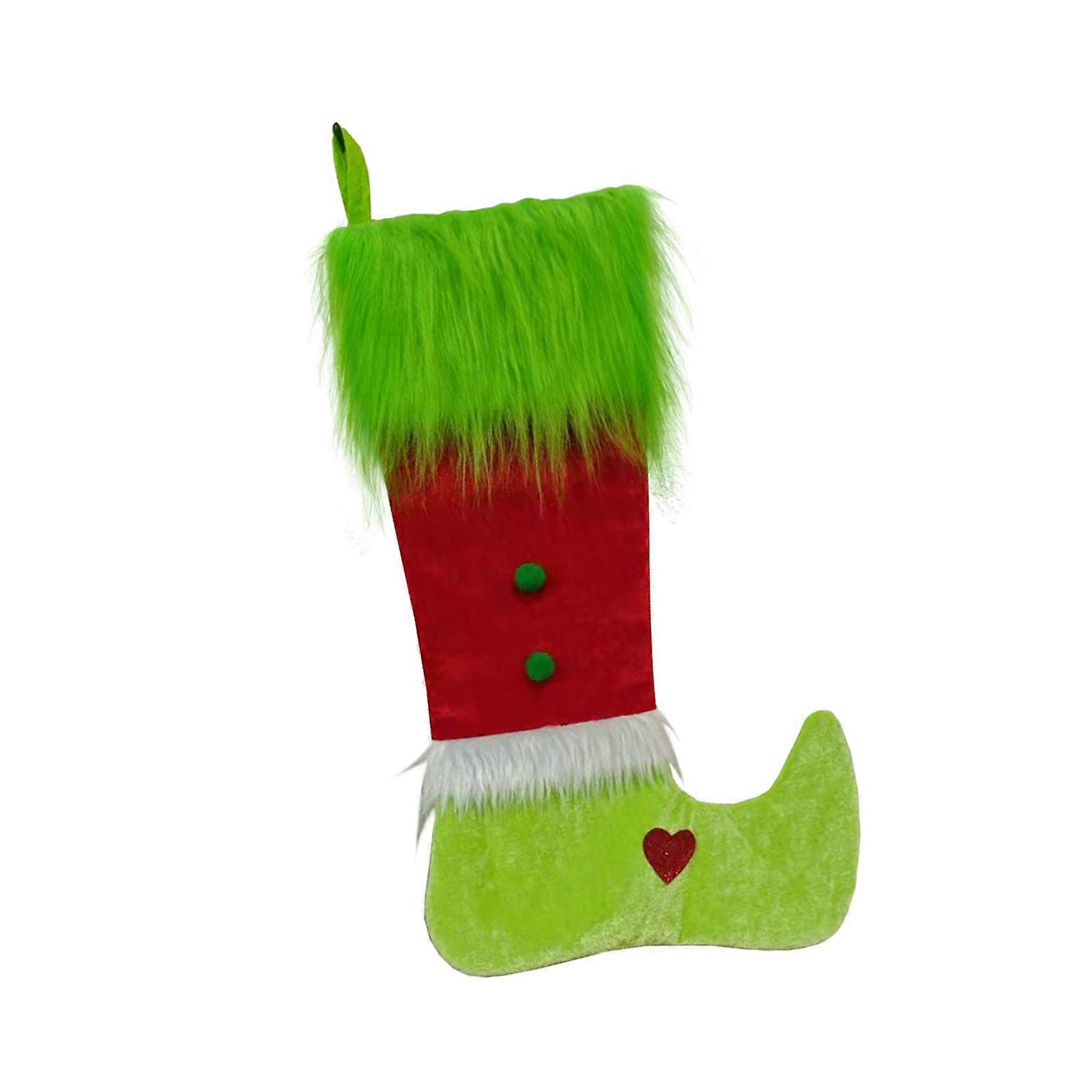 Monsters Themed Holiday Stocking Flannel Materials Sock Hanging Solution For Busy Parent Decoration Multicolor