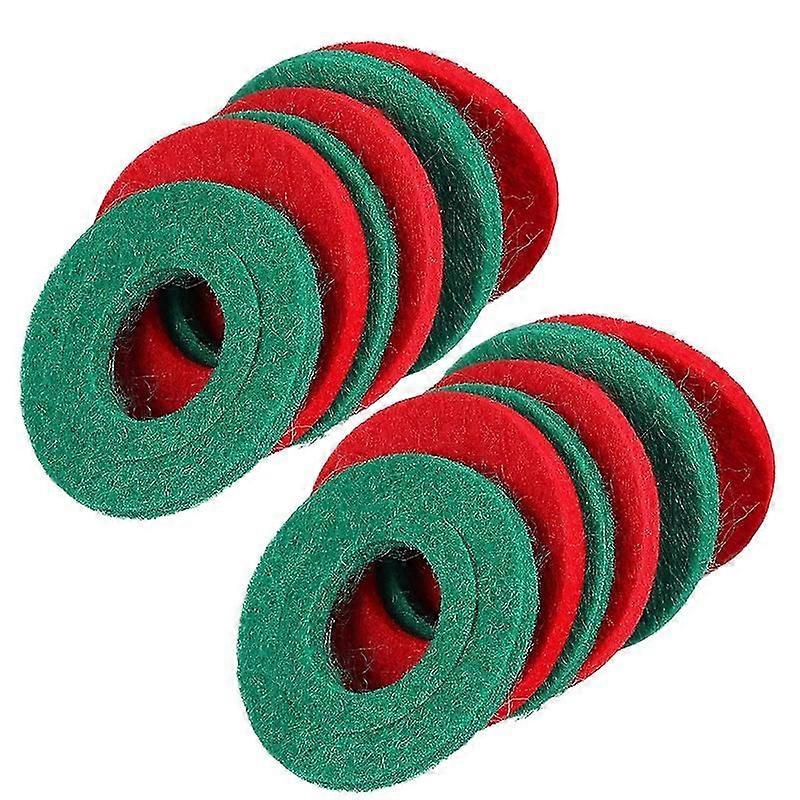 12 Pieces Battery Terminal Anti Corrosion Washers Fiber Battery Terminal Protector, 6 Red and 6 Gre