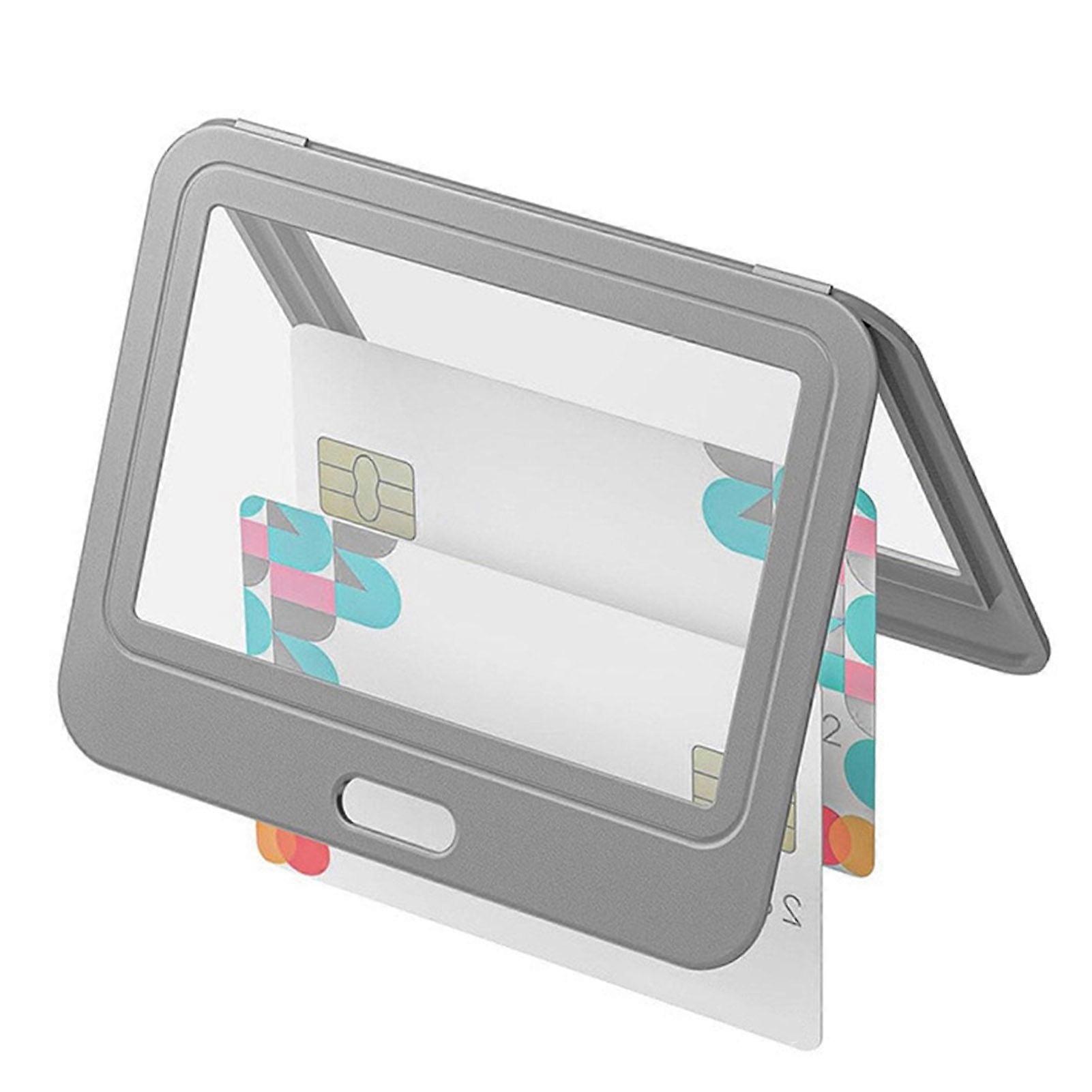 Homerr 3Pcs ID Badge Holder, Compatible with Office ID Cards, Double-Sided Horizontal Transparent Plastic Card Case Protector