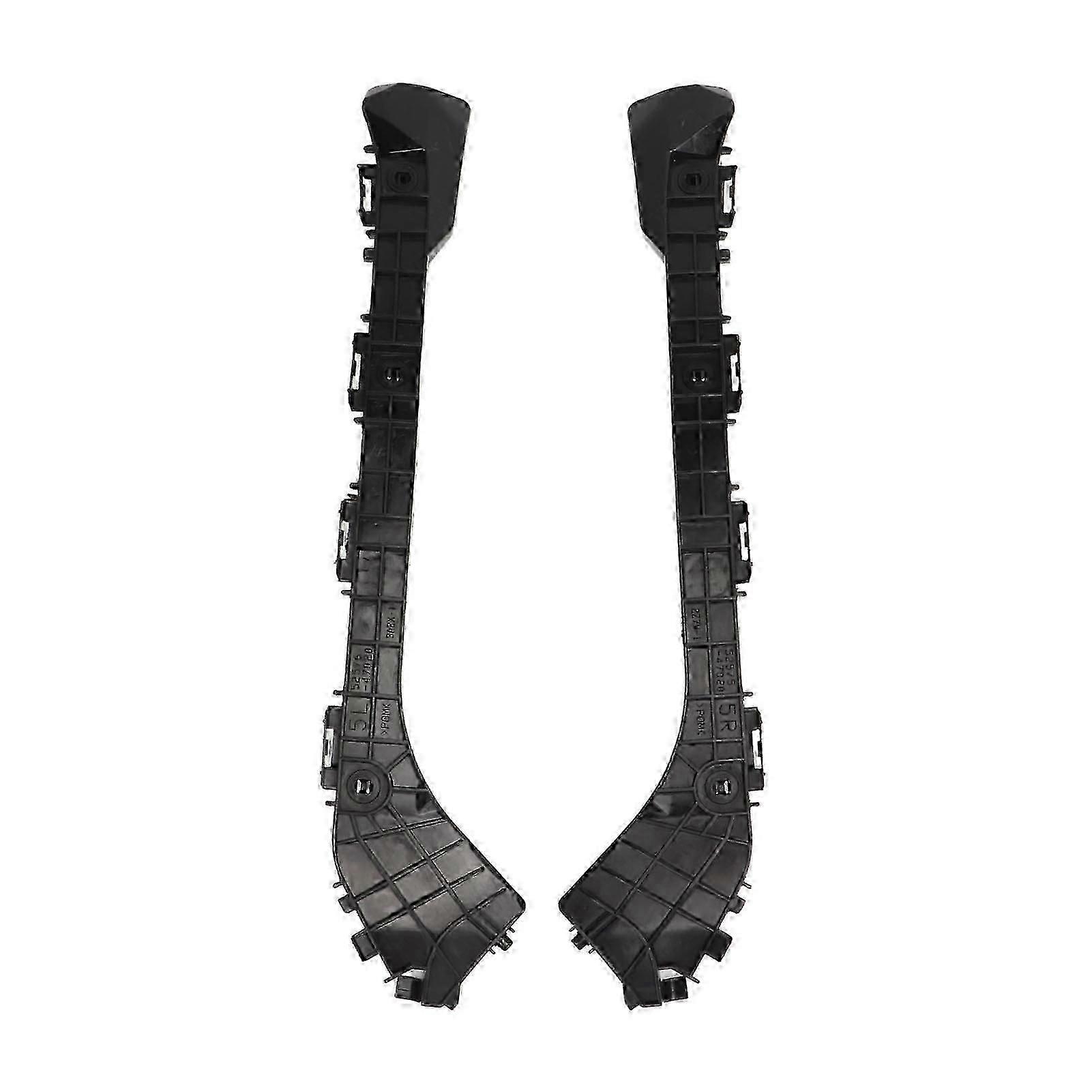 1 Pair Rear Bumper Bracket 5257647020 Shockproof Black Left and Right Bracket Set Replacement For Prius 2010 to 2015