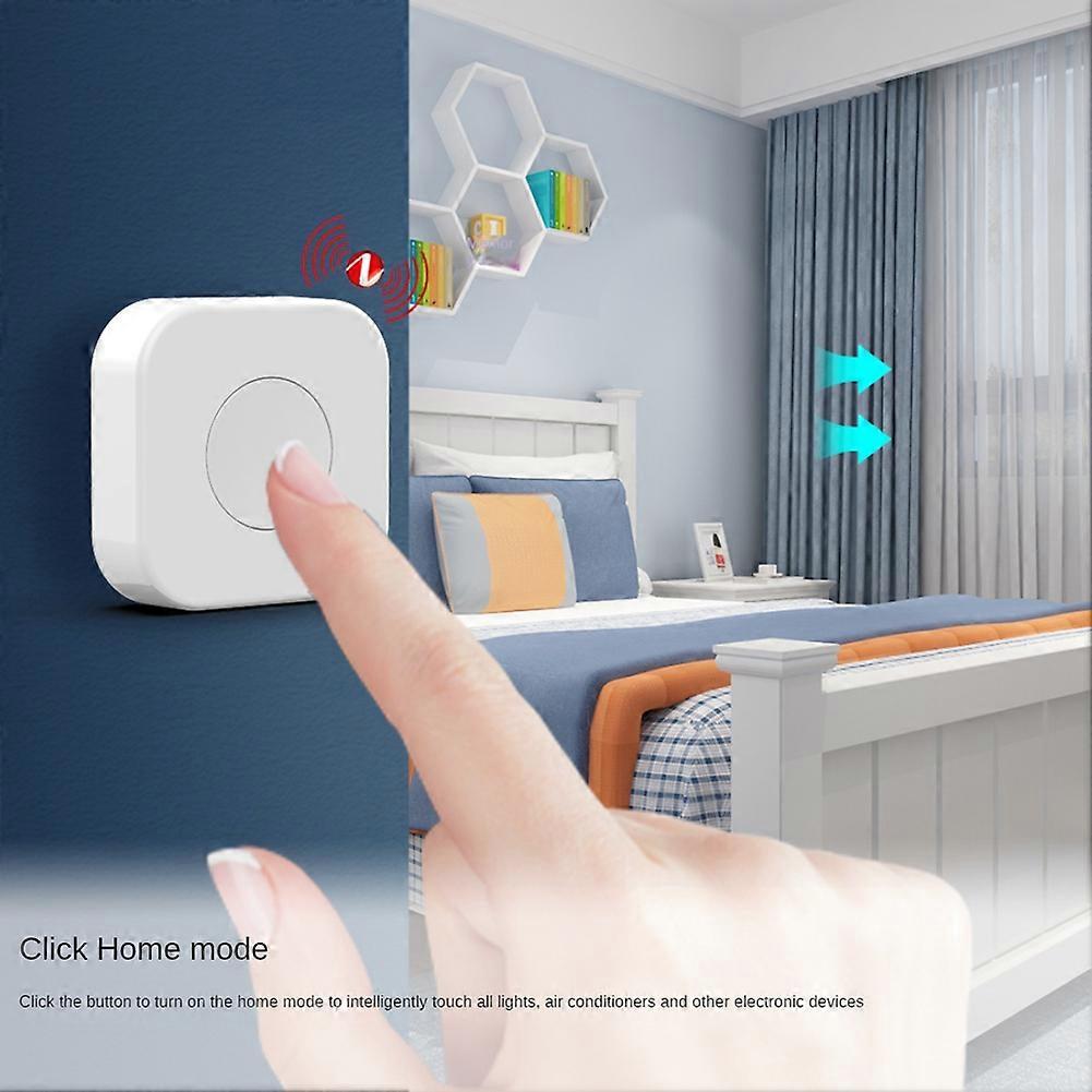 2 Tuya ZigBee Button Smart Home Scene Switch Multi-Scene Linkage Wireless Remote Control Intelligent with Zigbee Gateway
