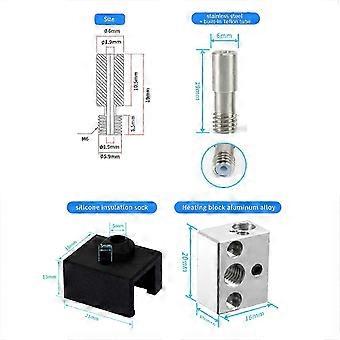 Sprite Extruder Upgrade Kit: 260°C, Block aus Aluminiumlegierung, Stahlrohr, 0,4mm Düse für Creality ENDER-3 S1
