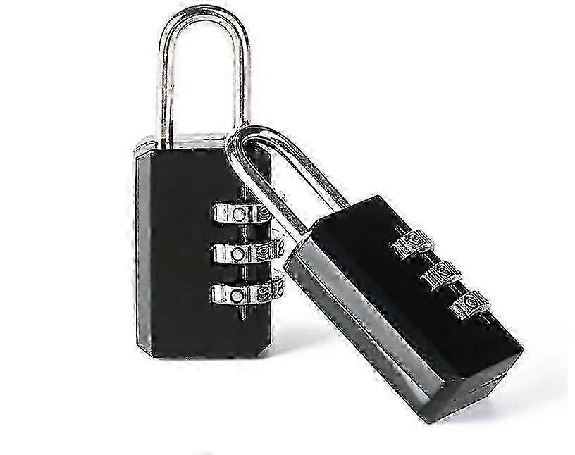x 10 Pieces Small Combination Lock 3 Digit Combination Lock Small Padlock-yyds