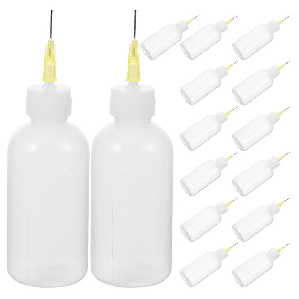 Precision Applicator Bottle Plastic Squeeze Bottles for Pottery Glaze 15Pcs