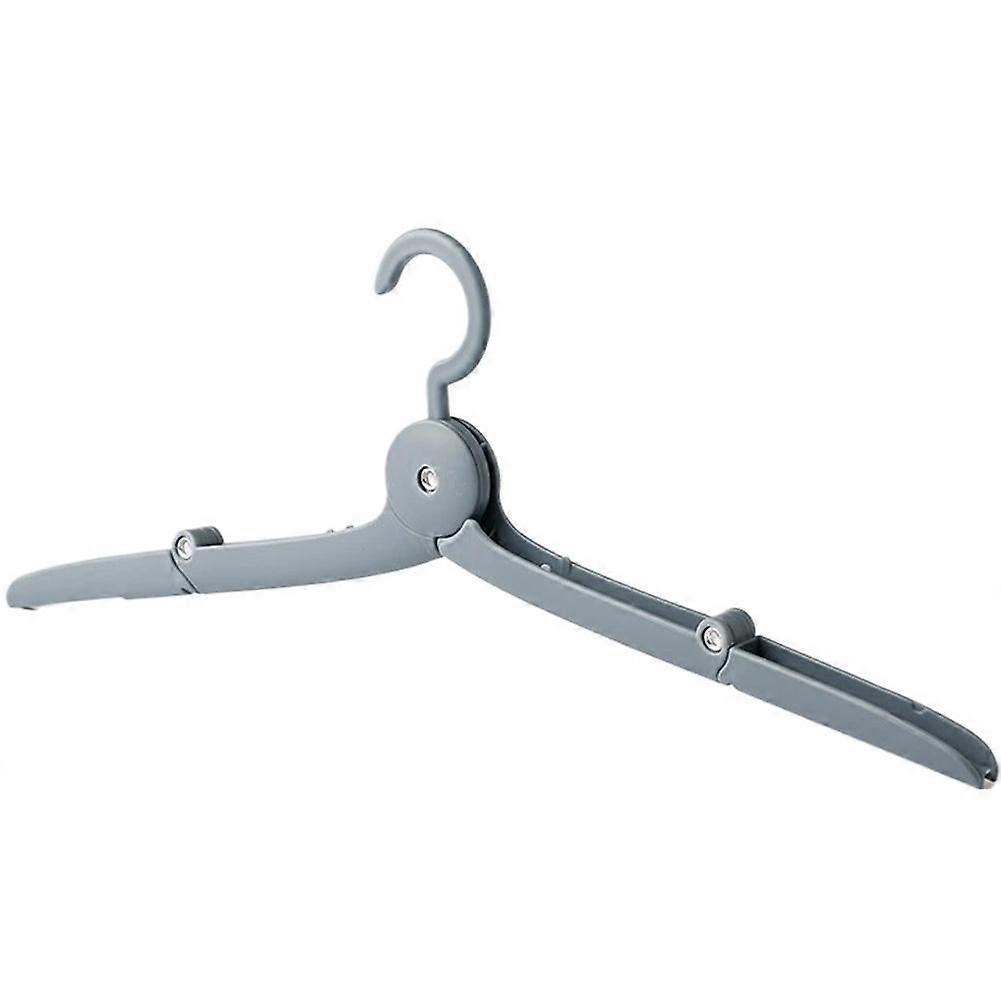 Foldable Hangers with Clips for Travel, Portable Collapsible Clothes Hanger, Adjustable Garment Drying Rack, Space Saving