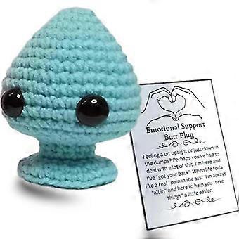 Humorous crochet butt plug unique desk ornament