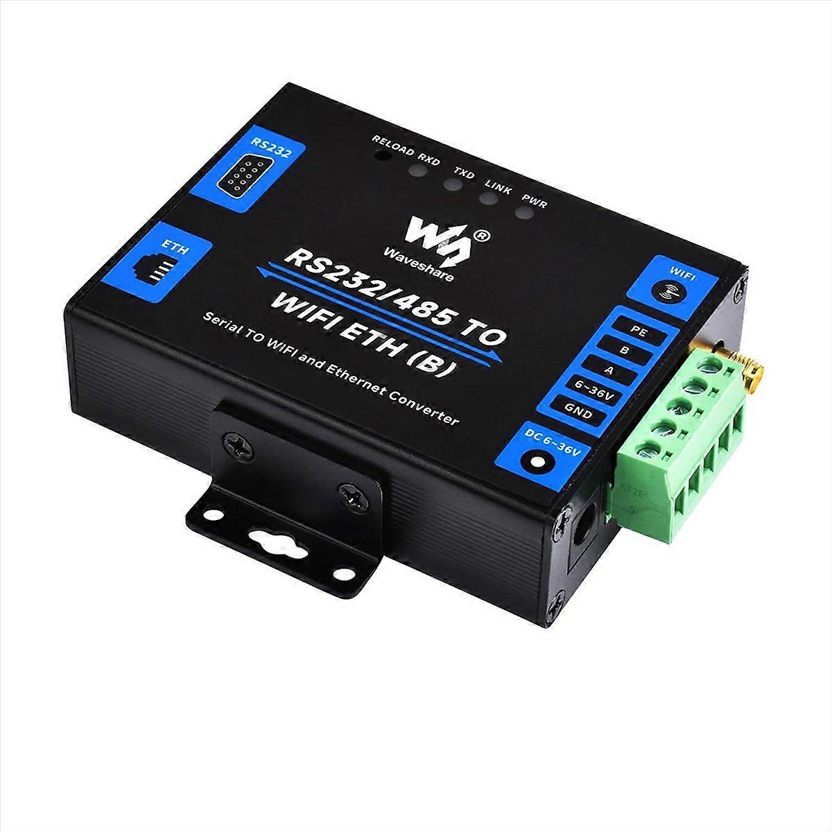  RS232/485 to WiFi and Ethernet, Serial Server Converter