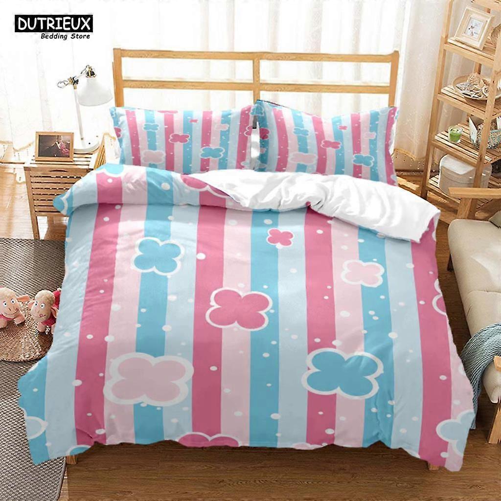 Style 13-Fresh Floral Pattern - Printed Trend Bedding: Soft, Comfortable, and Customizable Comforter Set - Ideal Fashion Gift for Friends