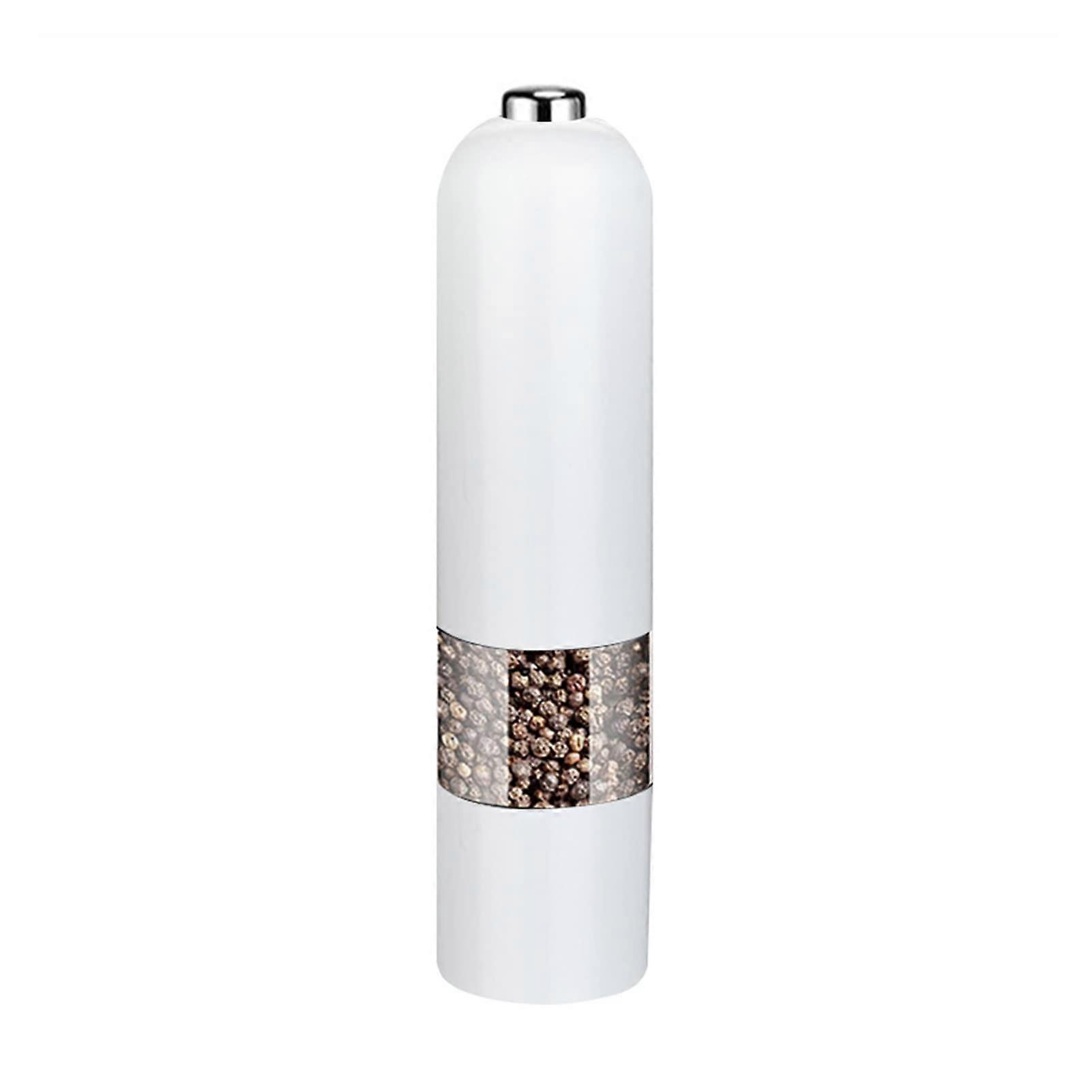 Electric Salt and Pepper Grinder with OneHanded Push Button and Adjustable Coarseness Mill
