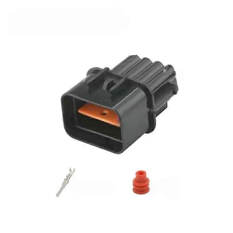 Waterproof IP67 8 Pin Auto Connector Set, Durable Electrical Plug for Car and Boat Wiring
