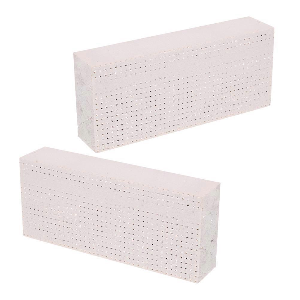 2Pcs Floral Foam Blocks for Stable Flower Arrangement and Craft Projects
