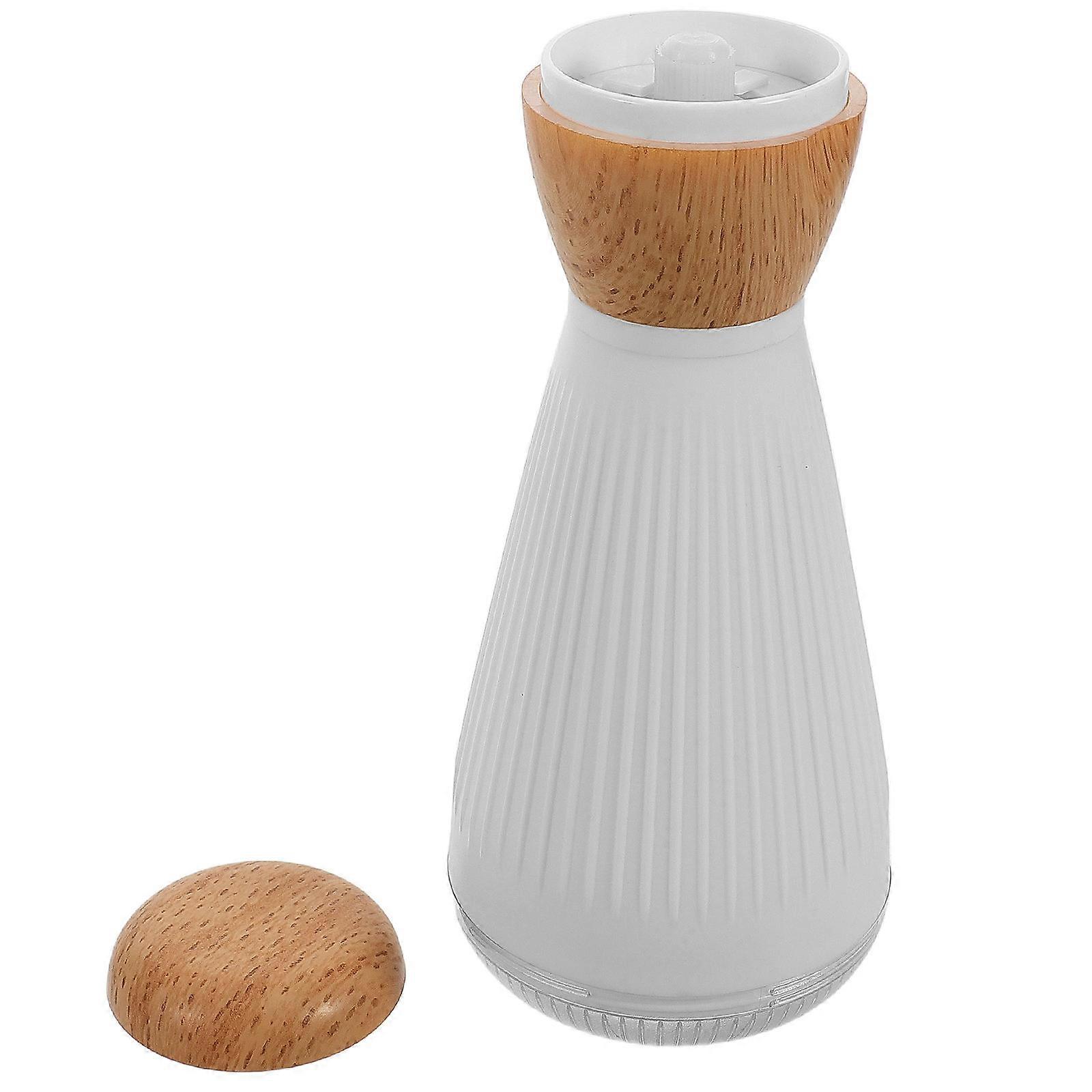 Manual Pepper Grinder White for Kitchen Use with ABS As Material